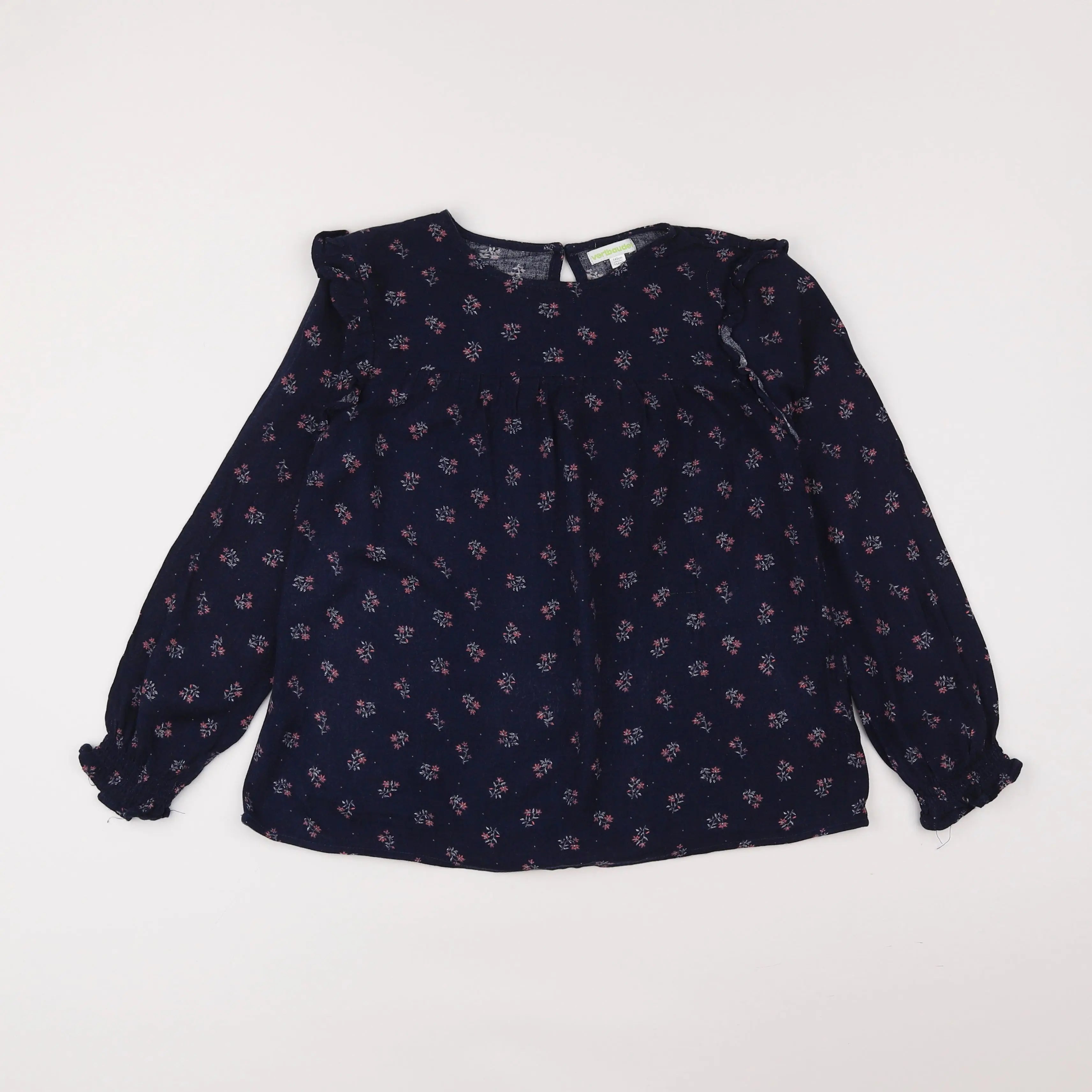 Vertbaudet - blouse bleu - 10 ans