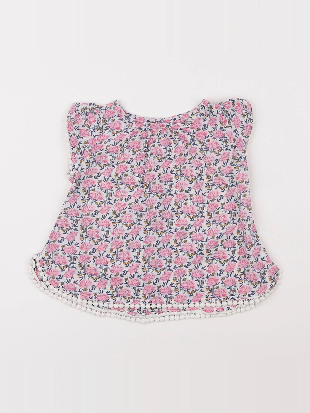 Boutchou - blouse multicolore - 12 mois