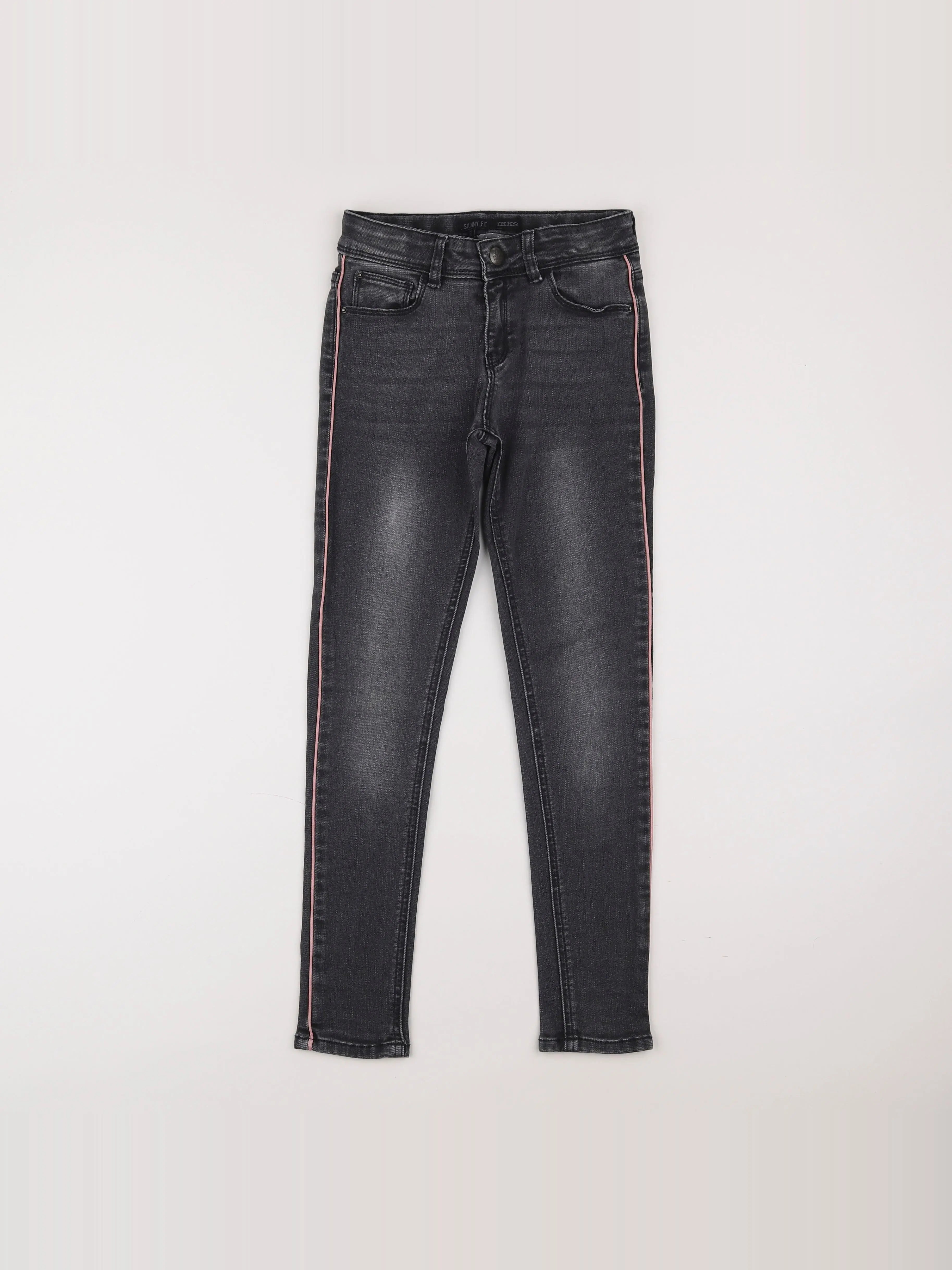 IKKS - jean gris - 10 ans