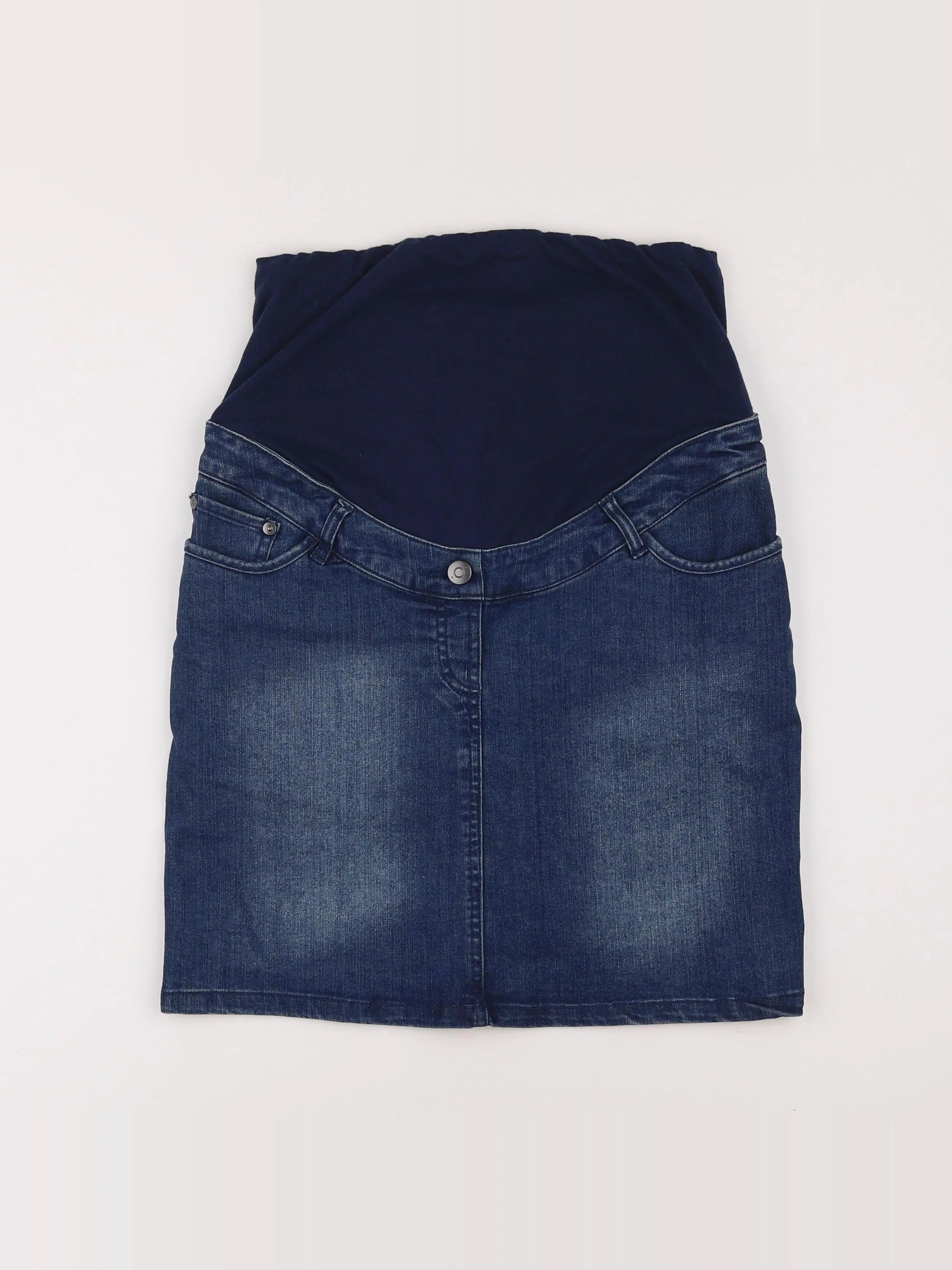 Vertbaudet - jupe grossesse bleu - 36