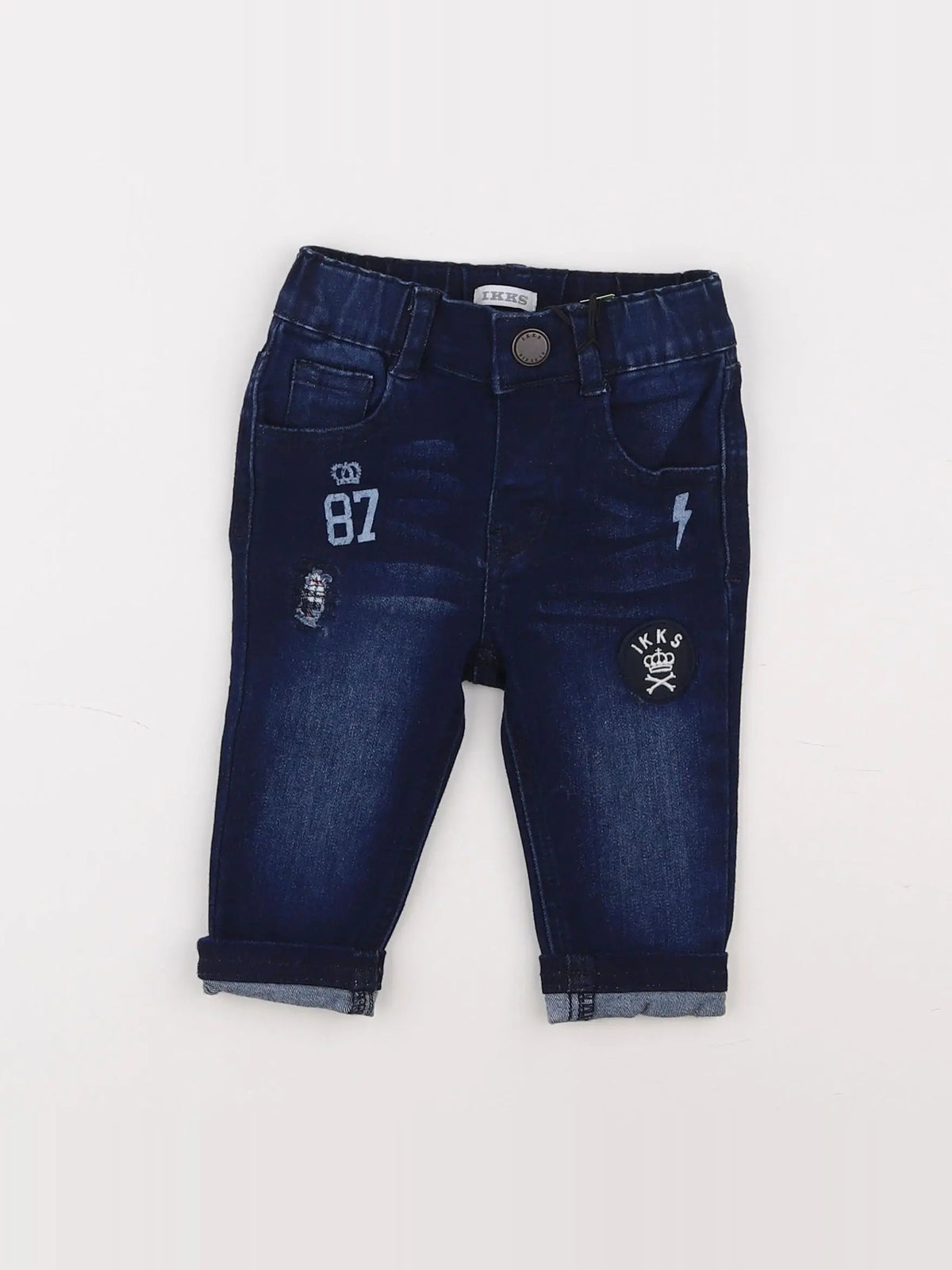 IKKS - jean bleu - 6 mois