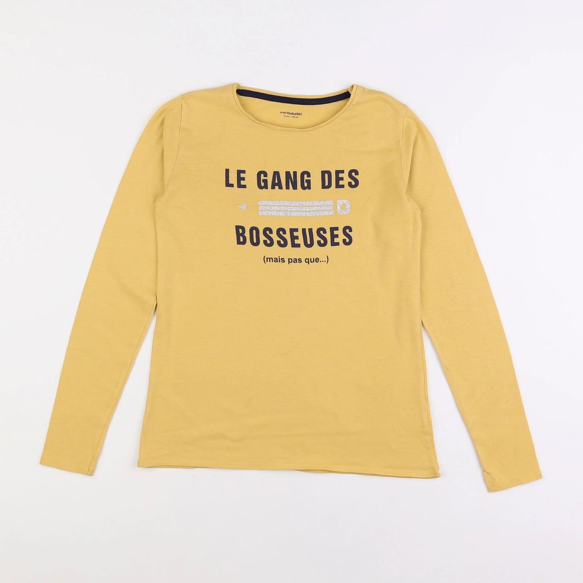 Vertbaudet - tee-shirt jaune - 10 ans