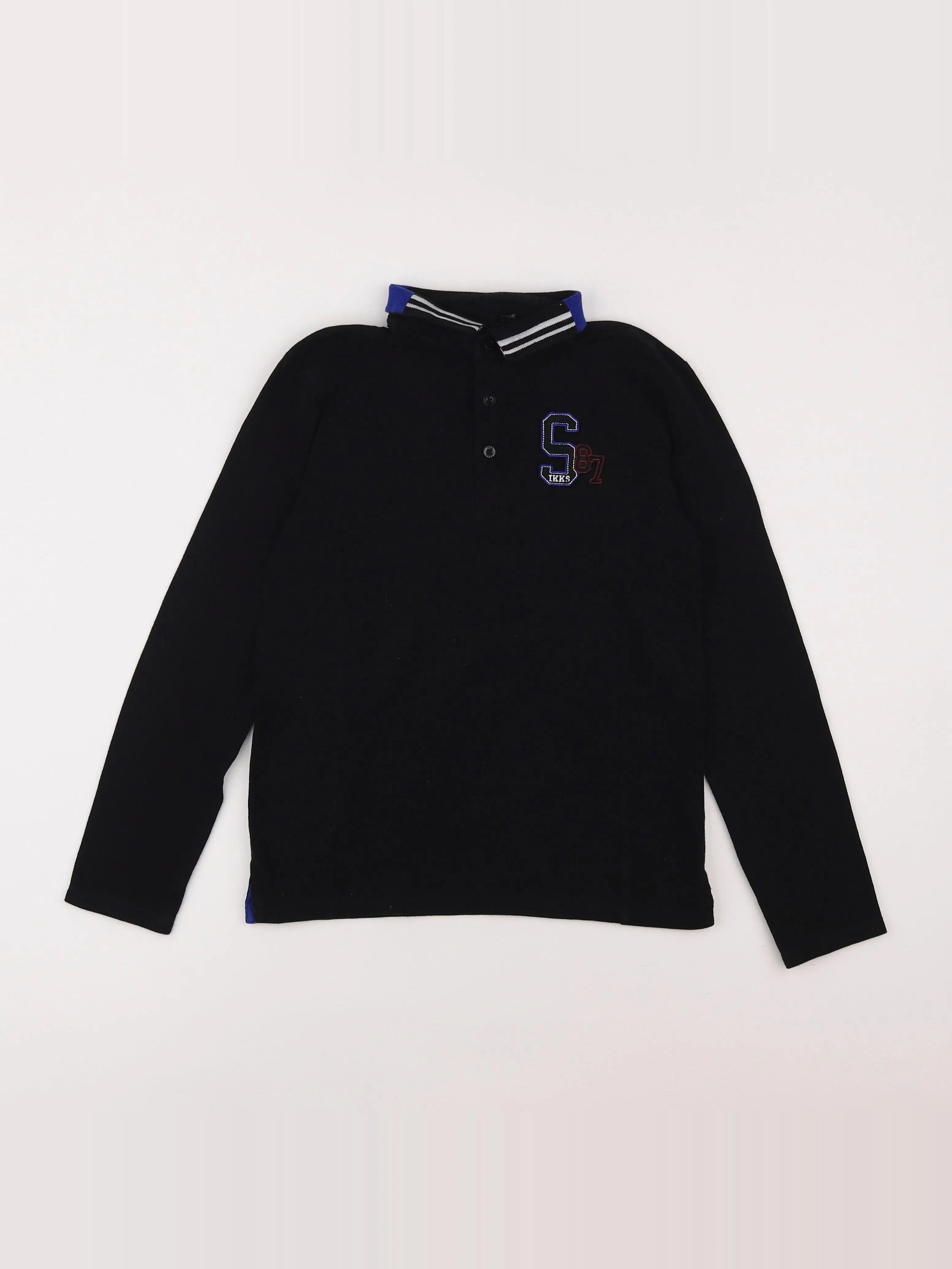 IKKS - polo noir - 10 ans