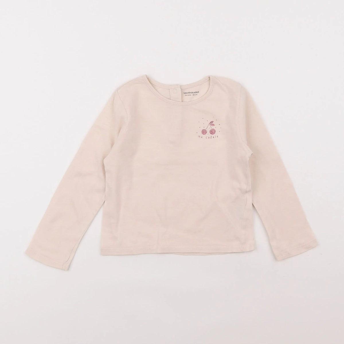 Vertbaudet - tee-shirt rose - 2 ans