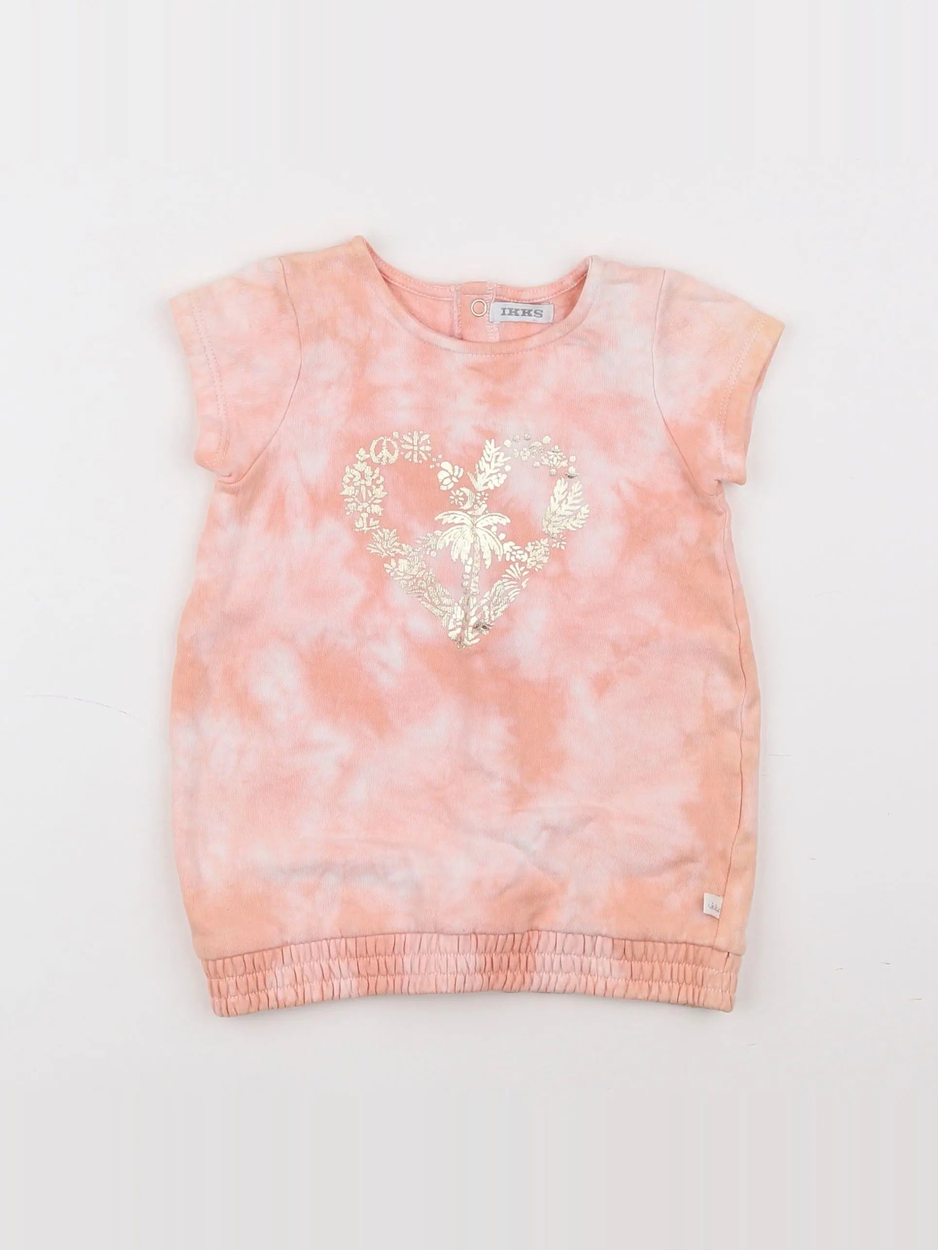 IKKS - robe rose - 6 mois