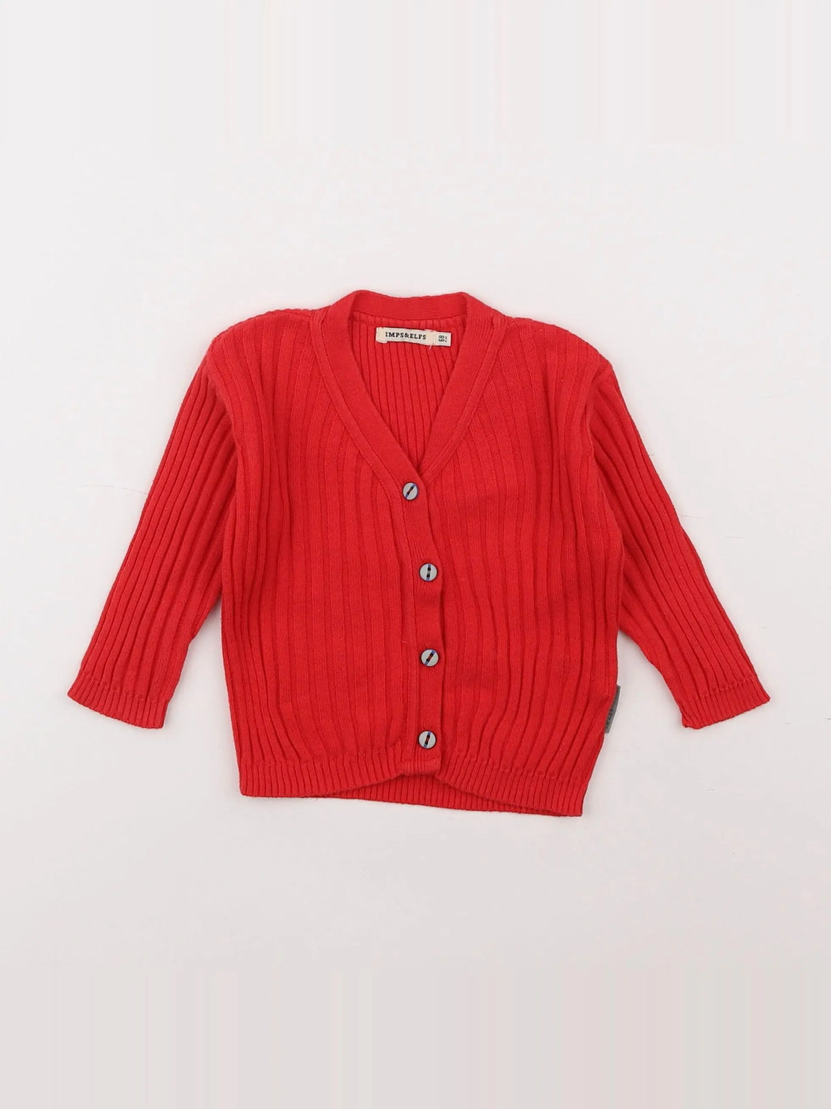 Imps & Elfs - gilet rouge - 6 mois