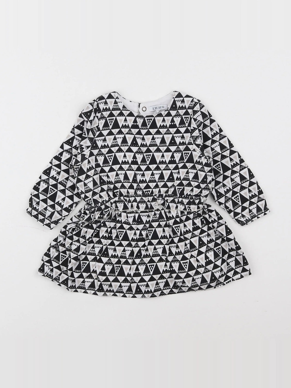 IKKS - robe blanc, noir - 12 mois