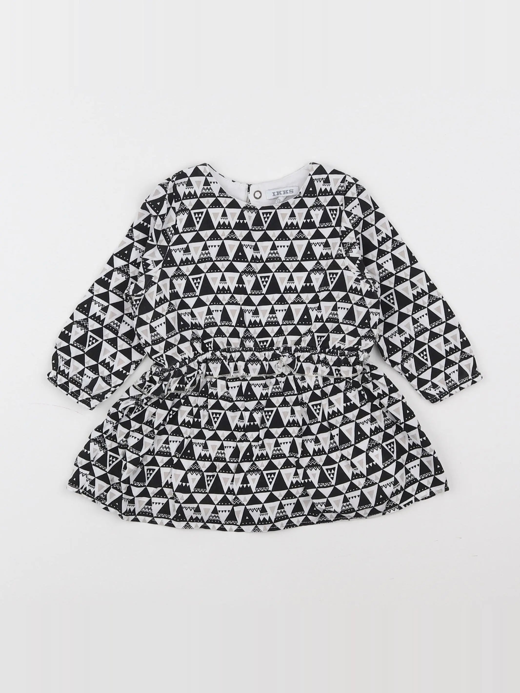 IKKS - robe blanc, noir - 12 mois
