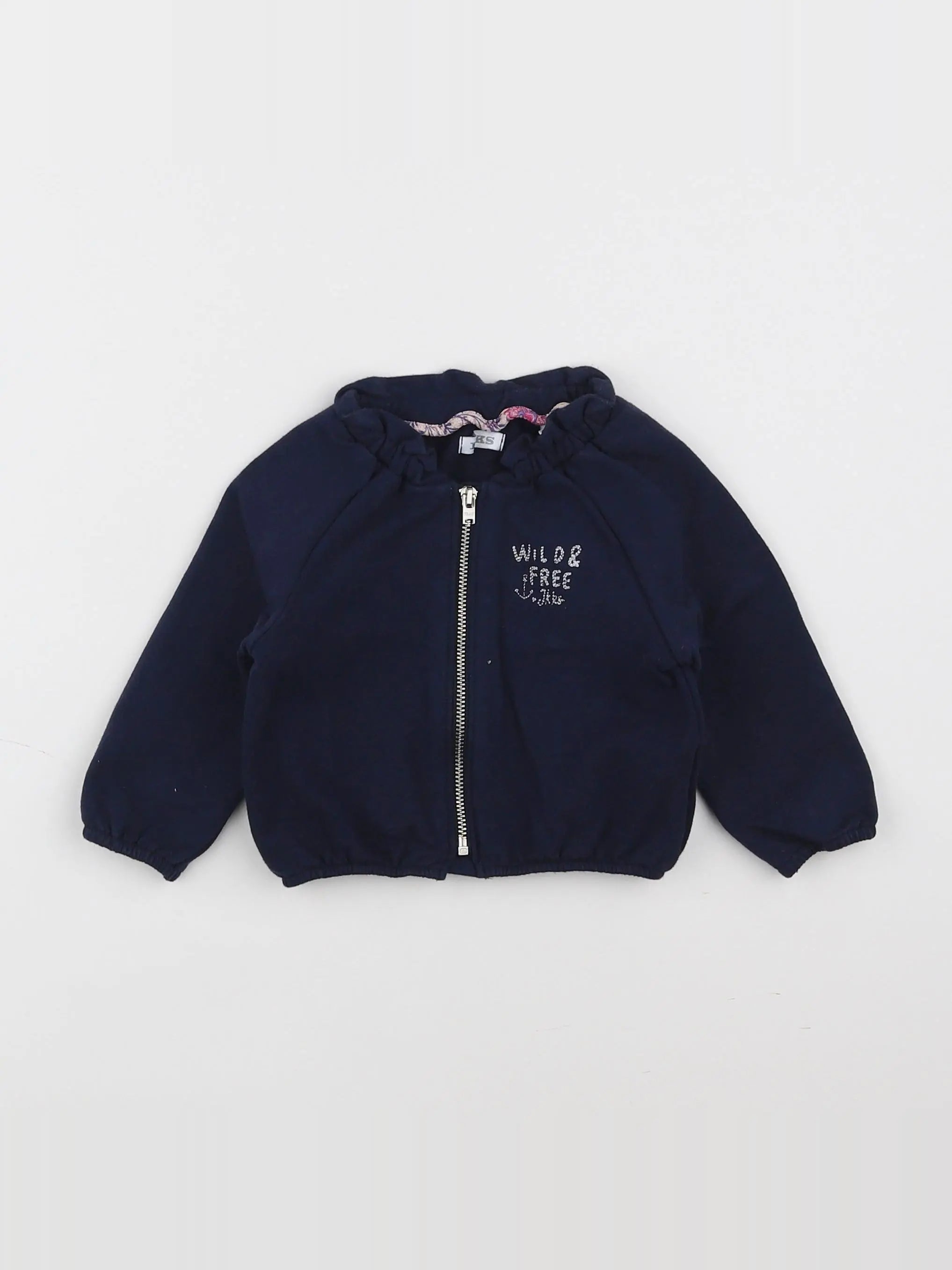 IKKS - veste bleu - 6 mois