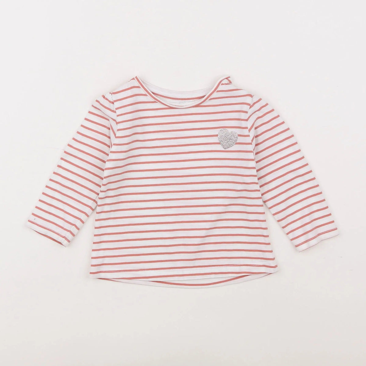 Vertbaudet - tee-shirt rose - 9 mois