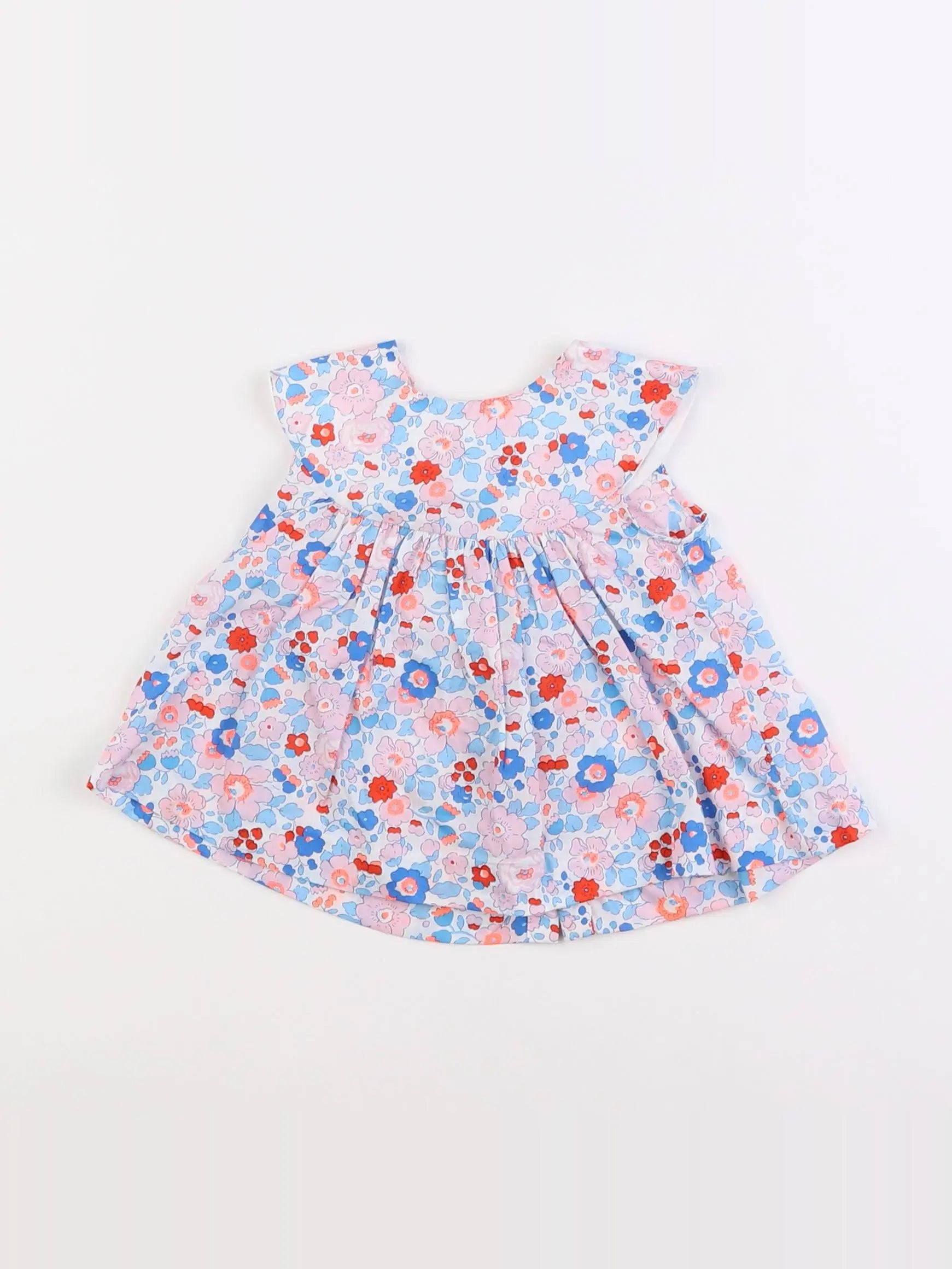 Jacadi - robe liberty multicolore - 6 mois