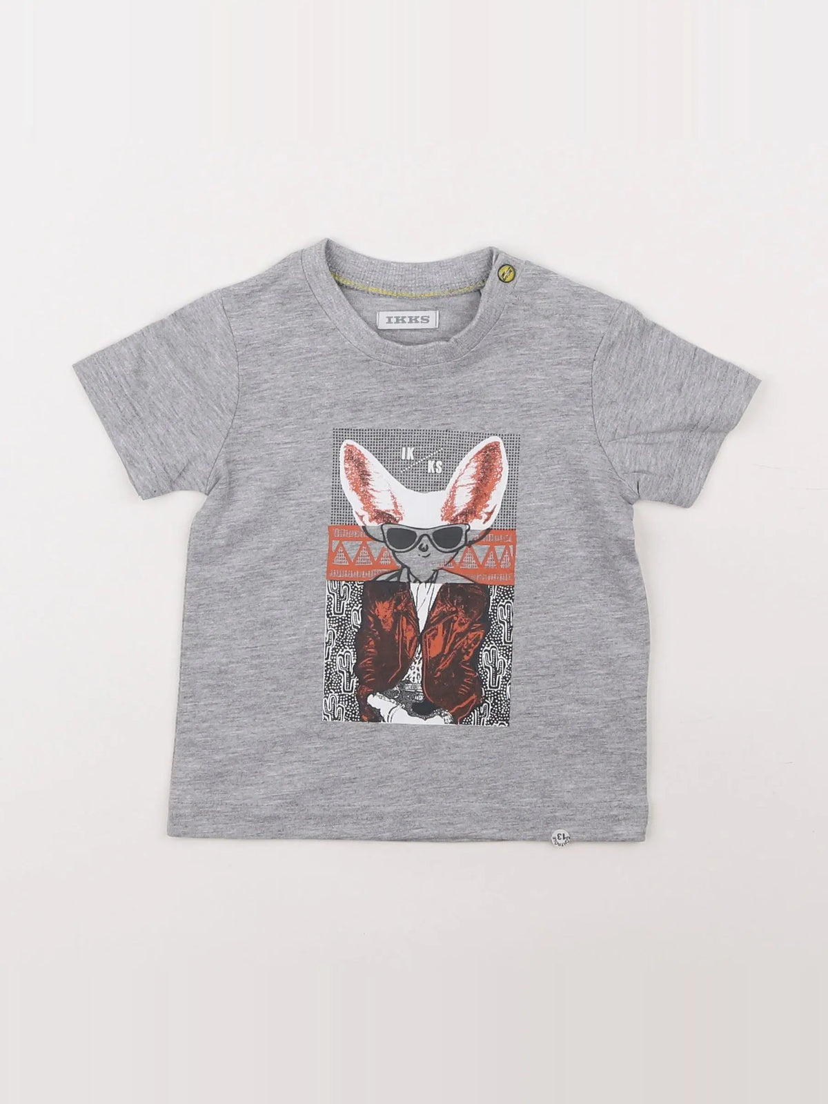IKKS - tee-shirt gris - 6 mois