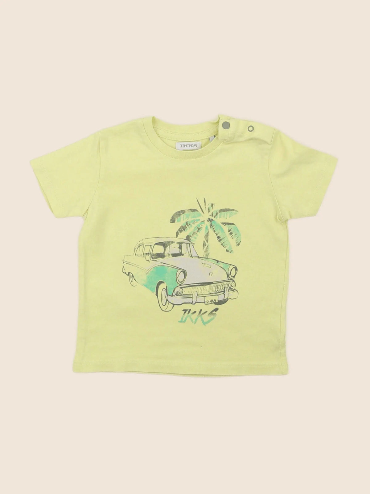 IKKS - tee-shirt jaune - 12 mois