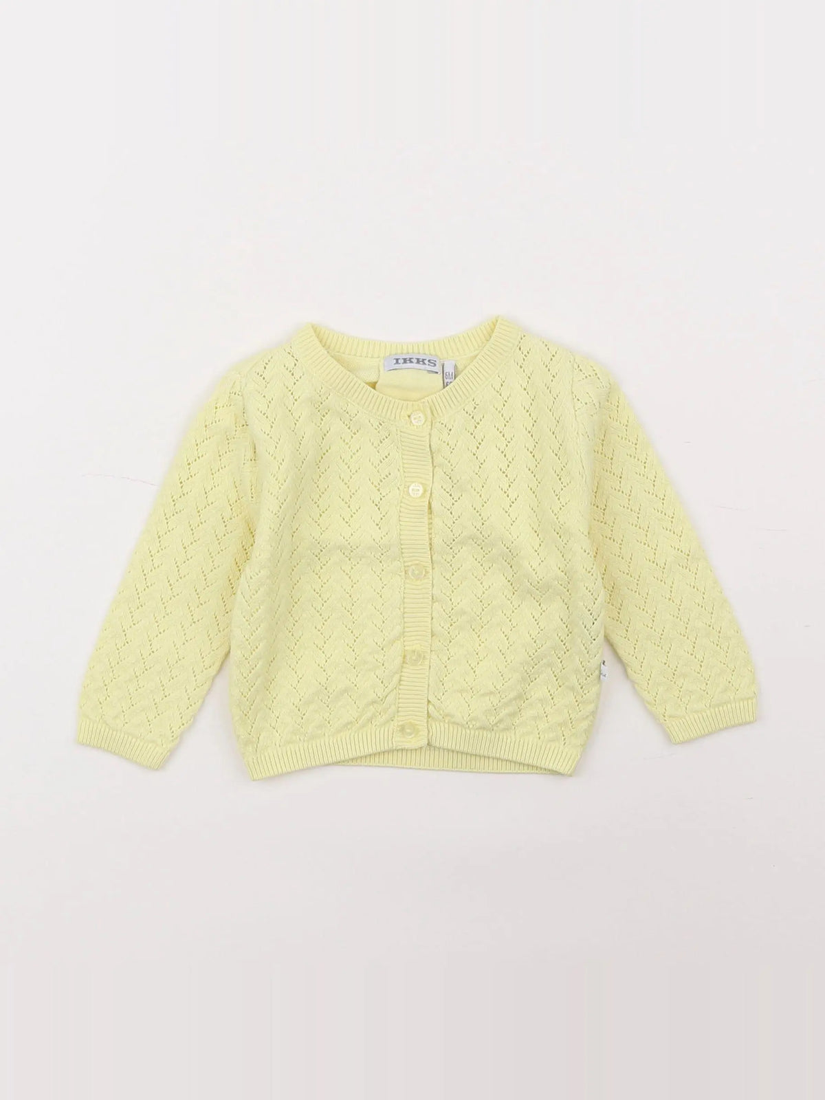 IKKS - gilet jaune - 6 mois