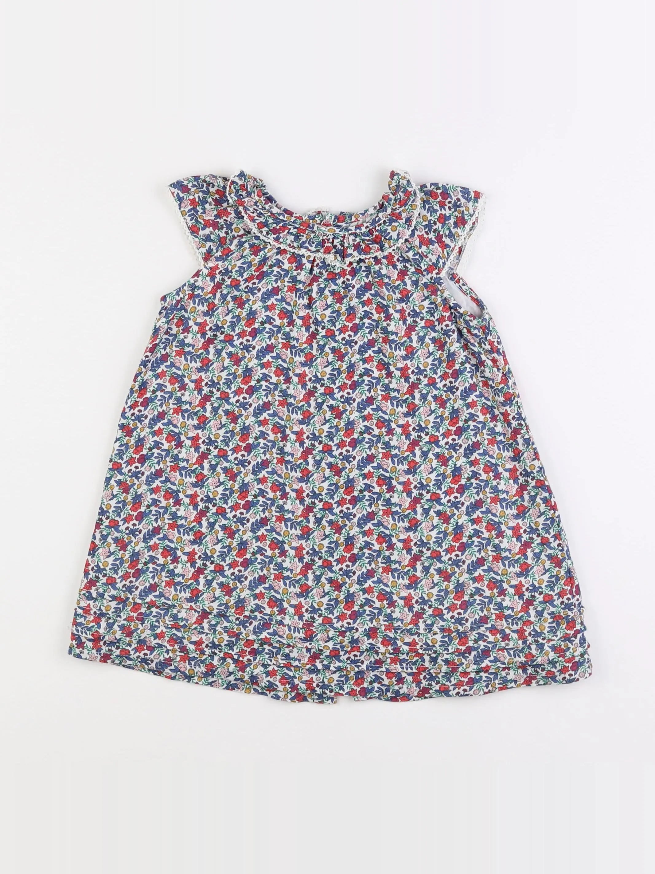 Boutchou - robe bleu - 12 mois