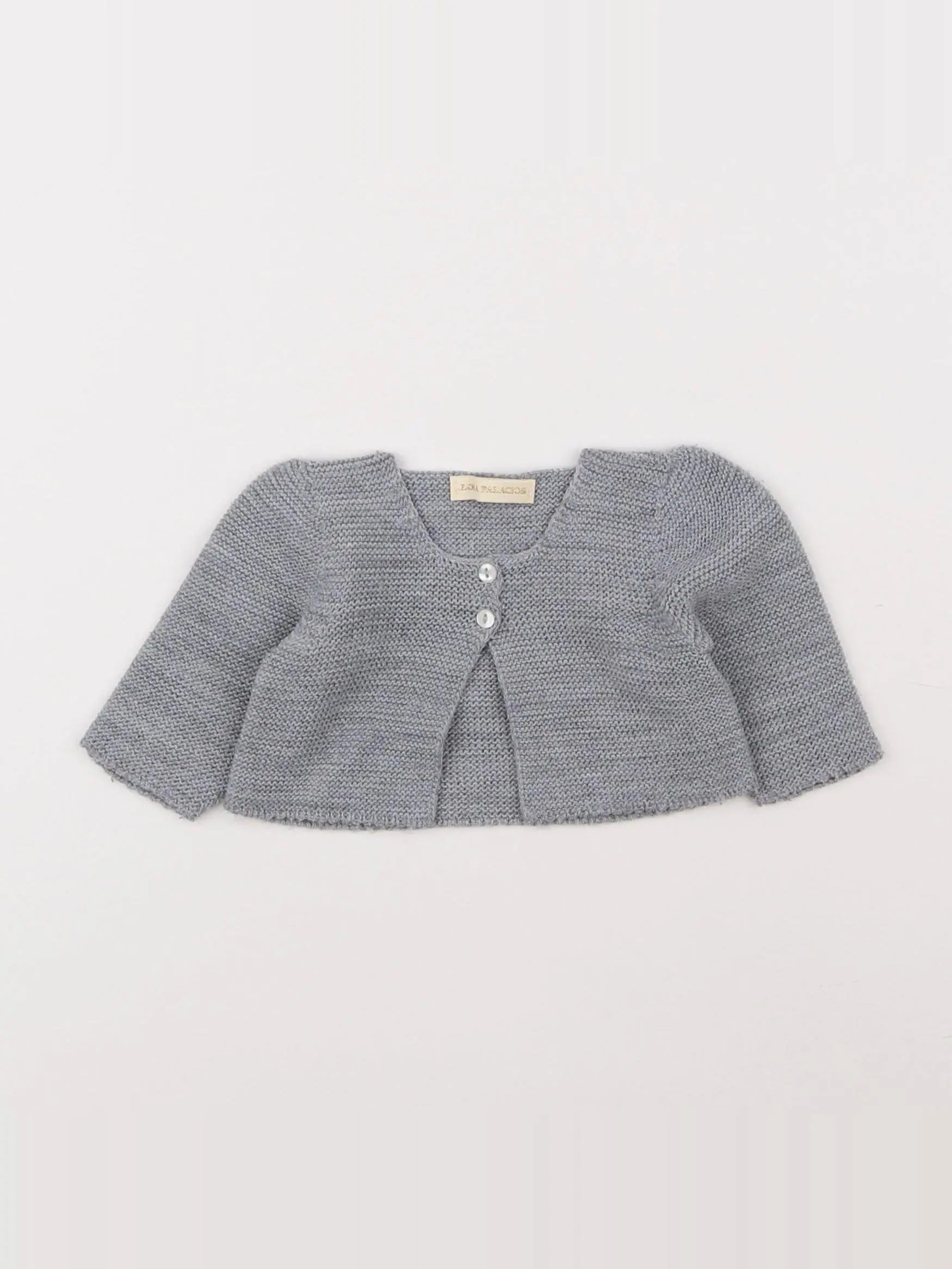 Lola Palacios - gilet gris - 6 mois