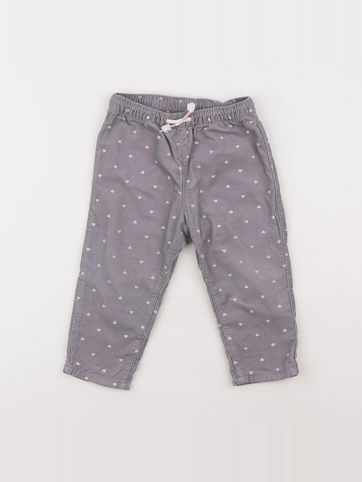 H&M - pantalon gris - 6/9 mois