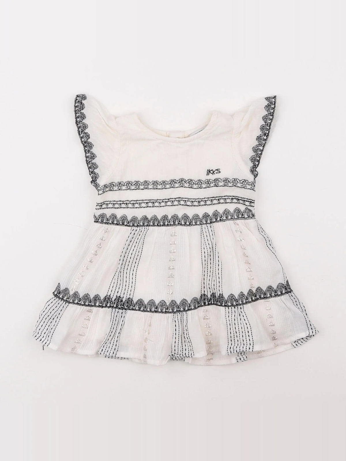 IKKS - robe blanc - 6 mois
