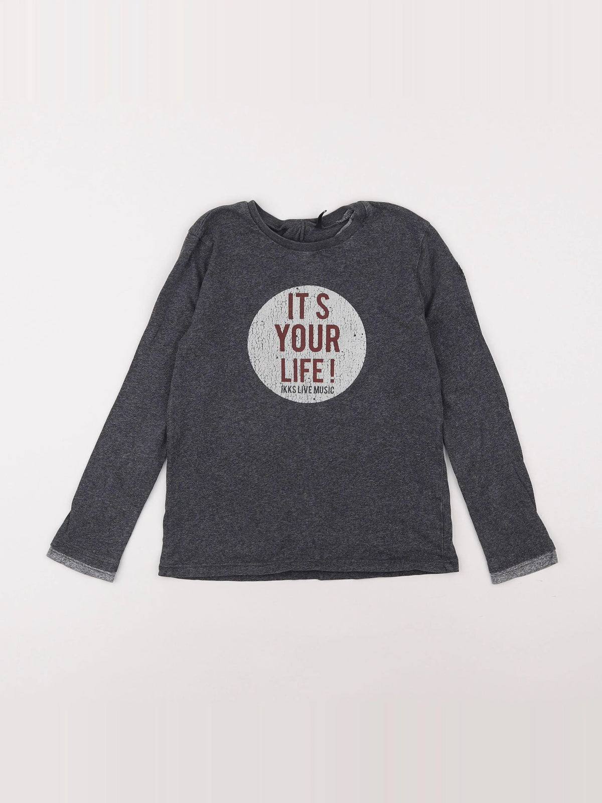 IKKS - tee-shirt gris - 6 ans