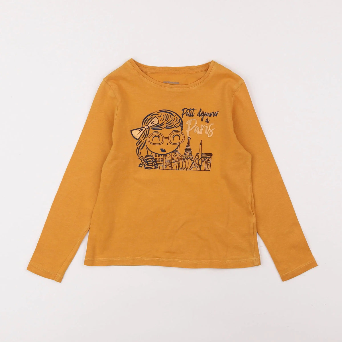 Vertbaudet - tee-shirt orange - 5 ans