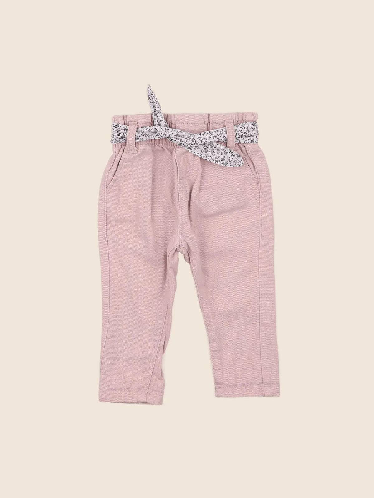 Vertbaudet - jean rose - 6 mois