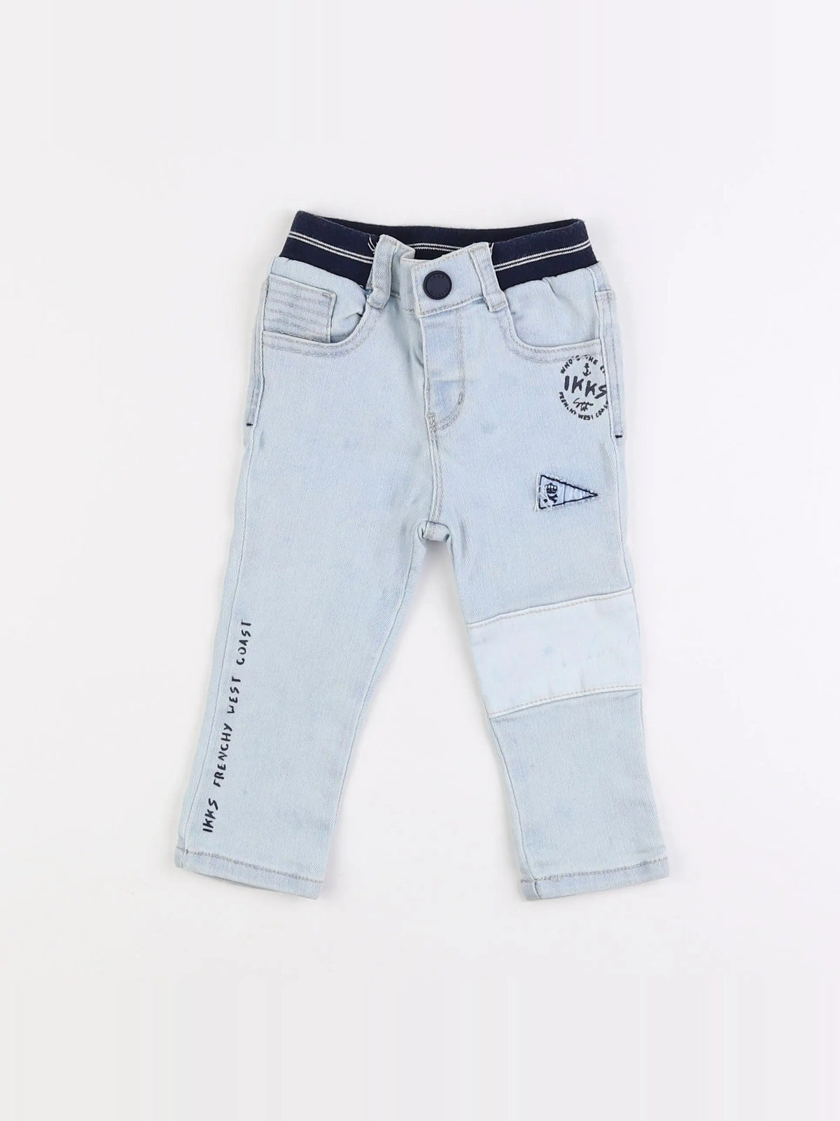 IKKS - jean bleu - 12 mois