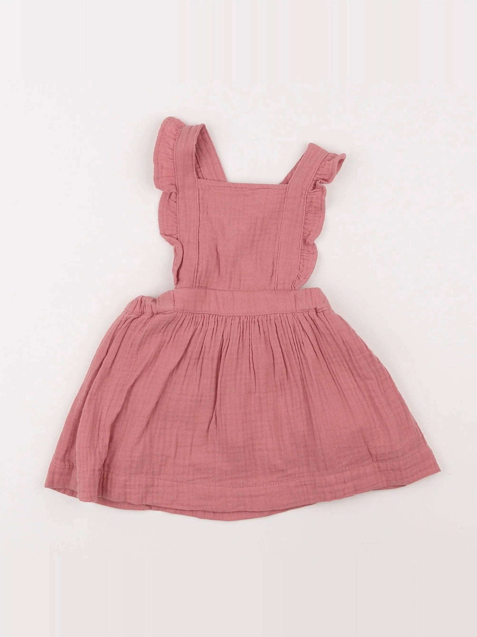 Vertbaudet - robe rose - 12 mois