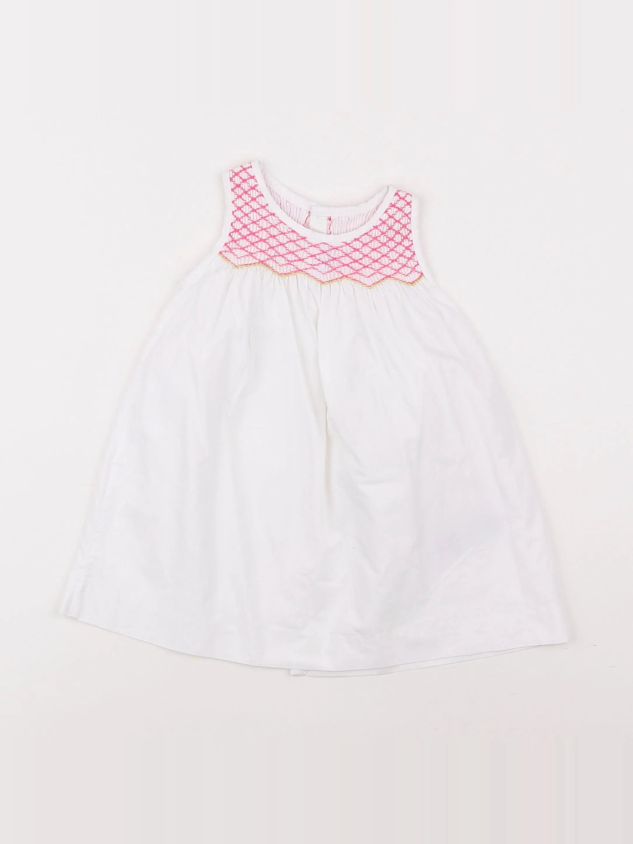 Jacadi - robe blanc - 12 mois