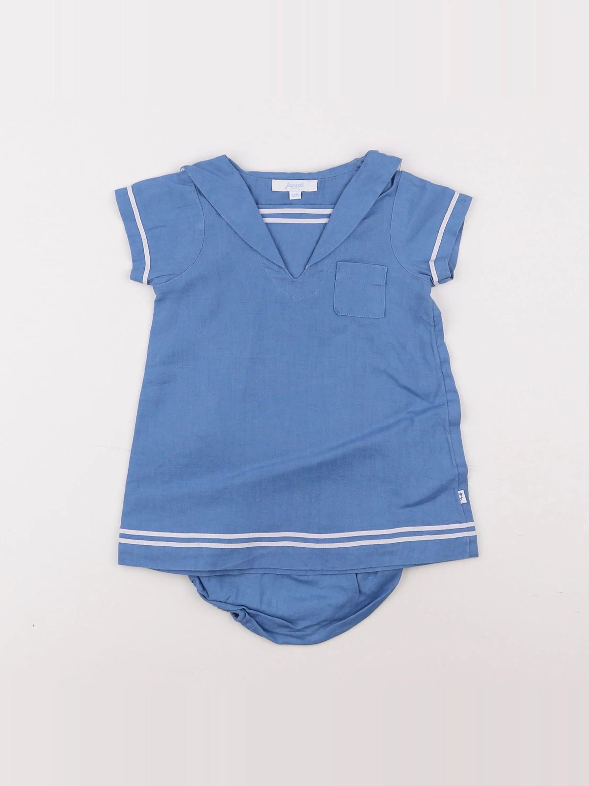 Jacadi - robe bleu - 12 mois