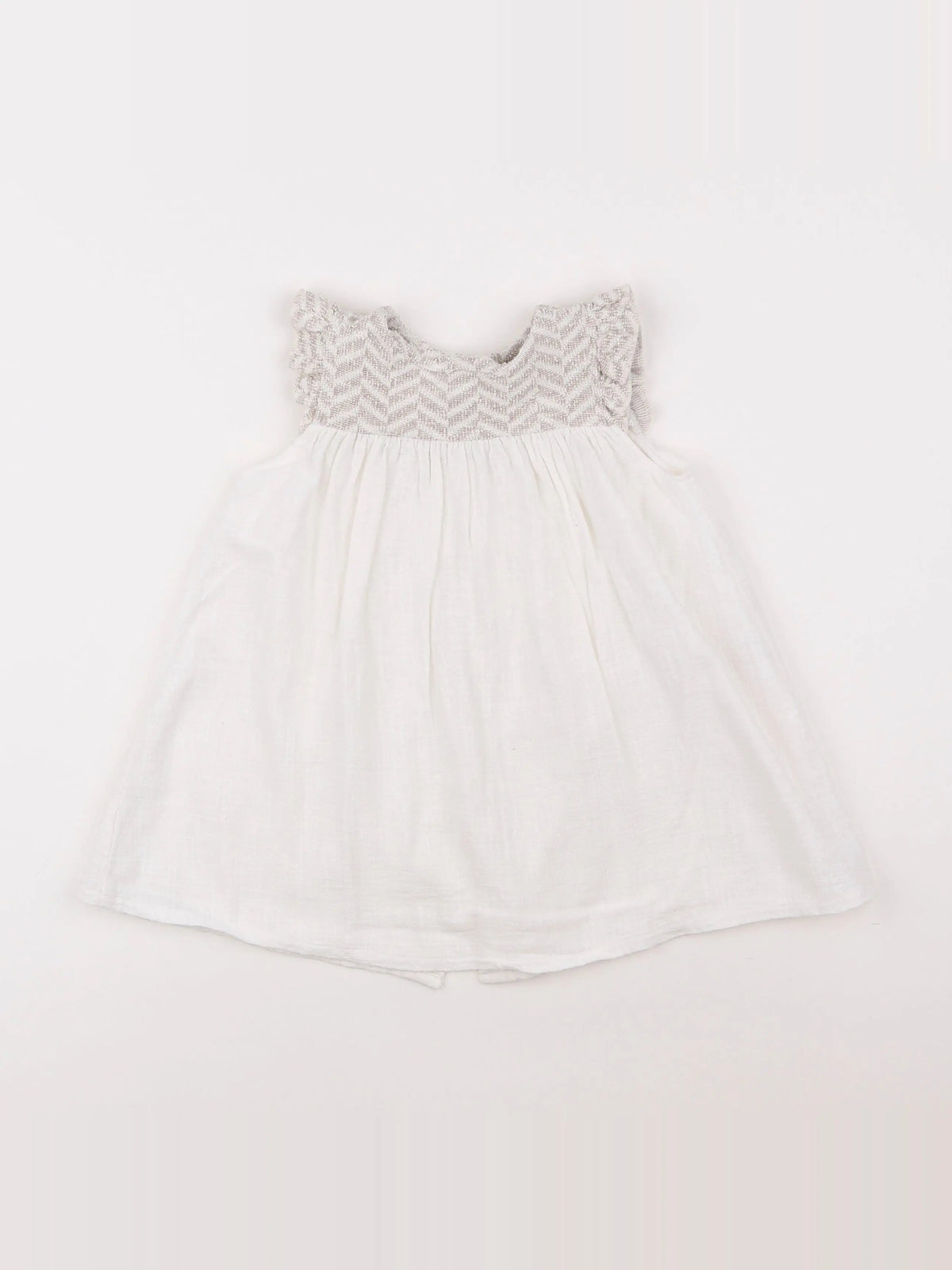 1+ In the family - robe blanc - 18 mois