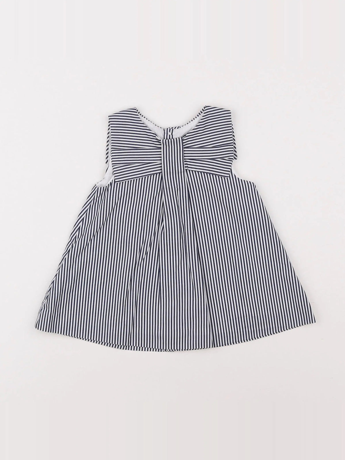 Jacadi - robe bleu, blanc - 6 mois
