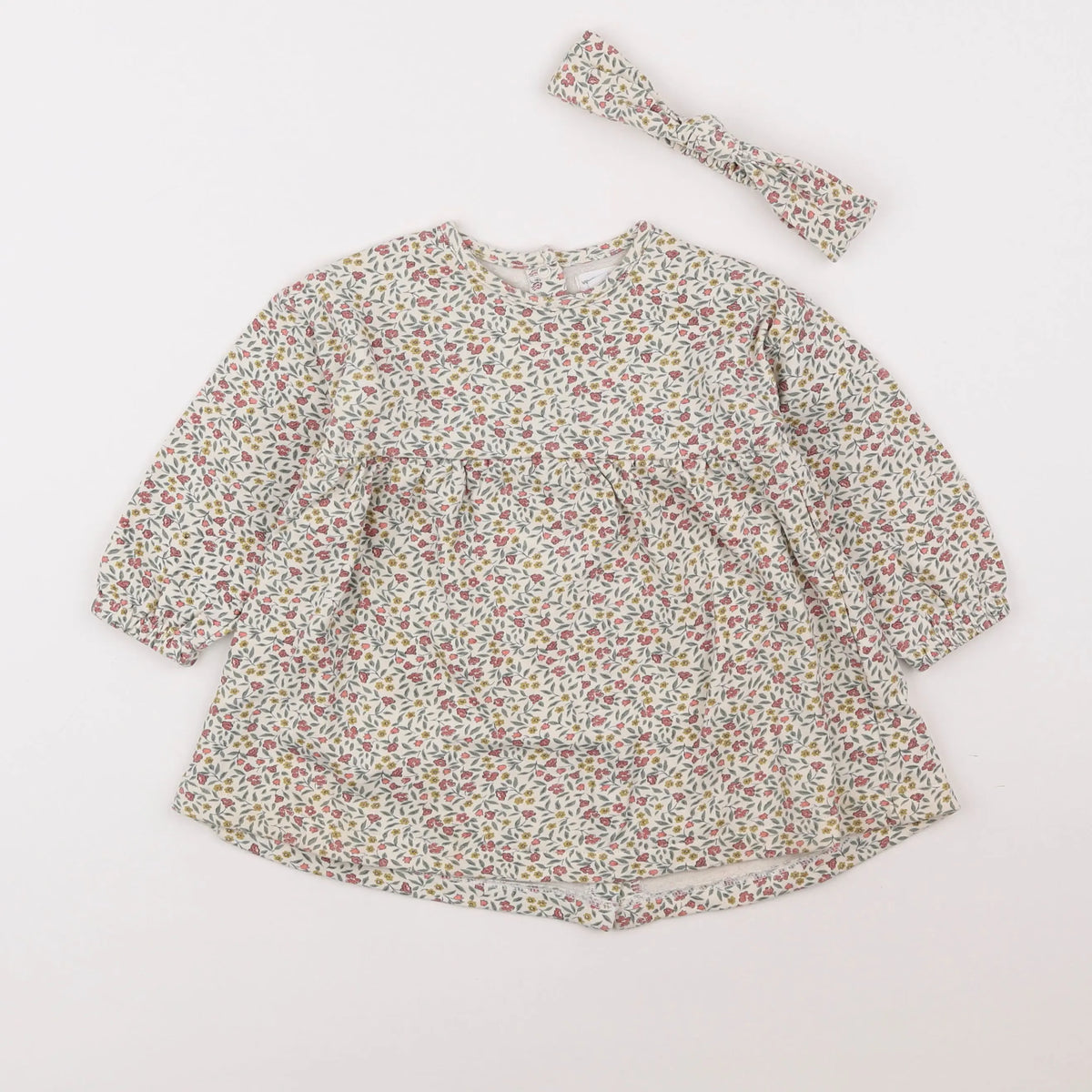 Vertbaudet - robe multicolore - 18 mois