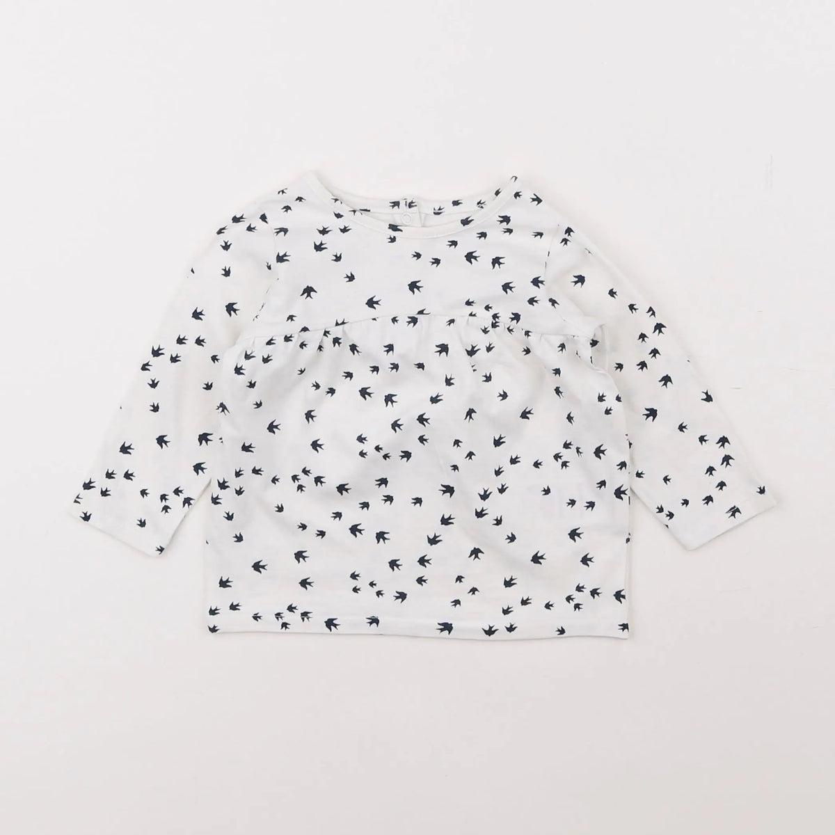 Vertbaudet - tee-shirt bleu - 6 mois