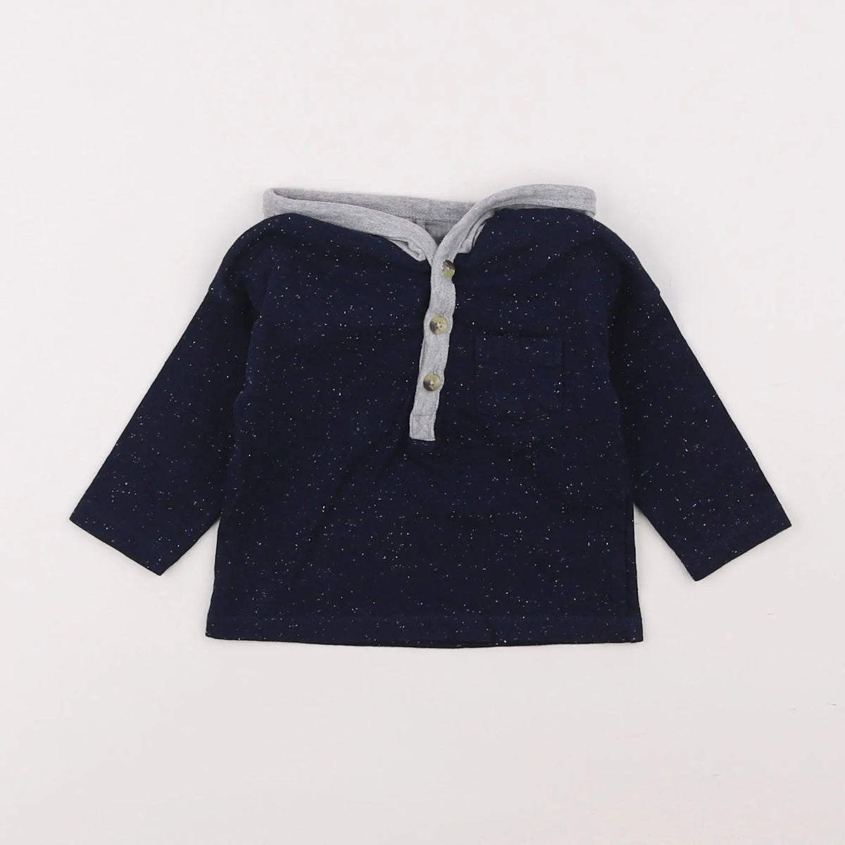 Vertbaudet - tee-shirt bleu - 6 mois
