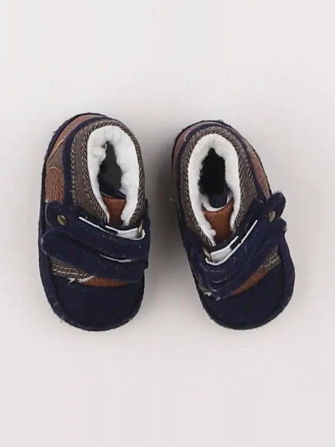 Tape à l'oeil - chaussons bleu, marron - pointure 16