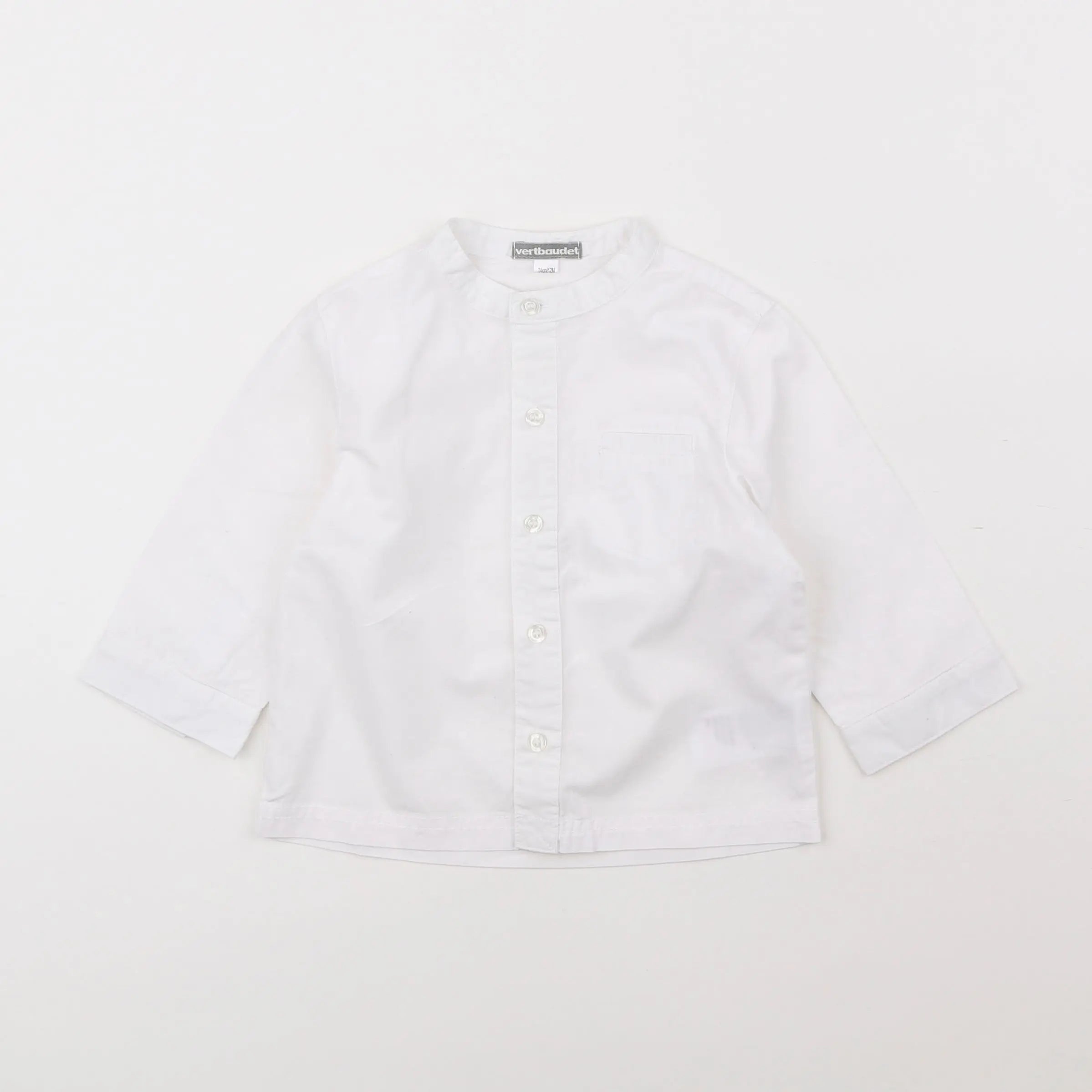 Vertbaudet - chemise blanc - 12 mois
