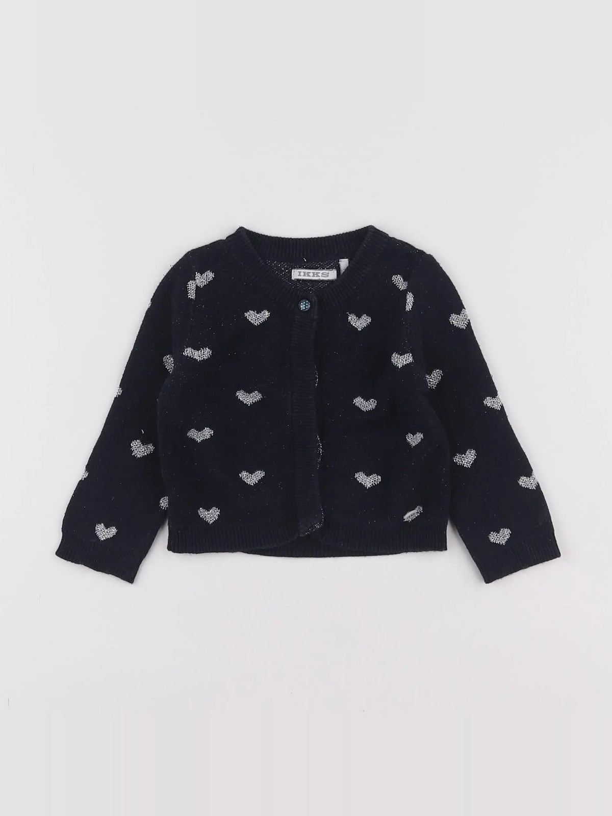 IKKS - gilet bleu - 6 mois