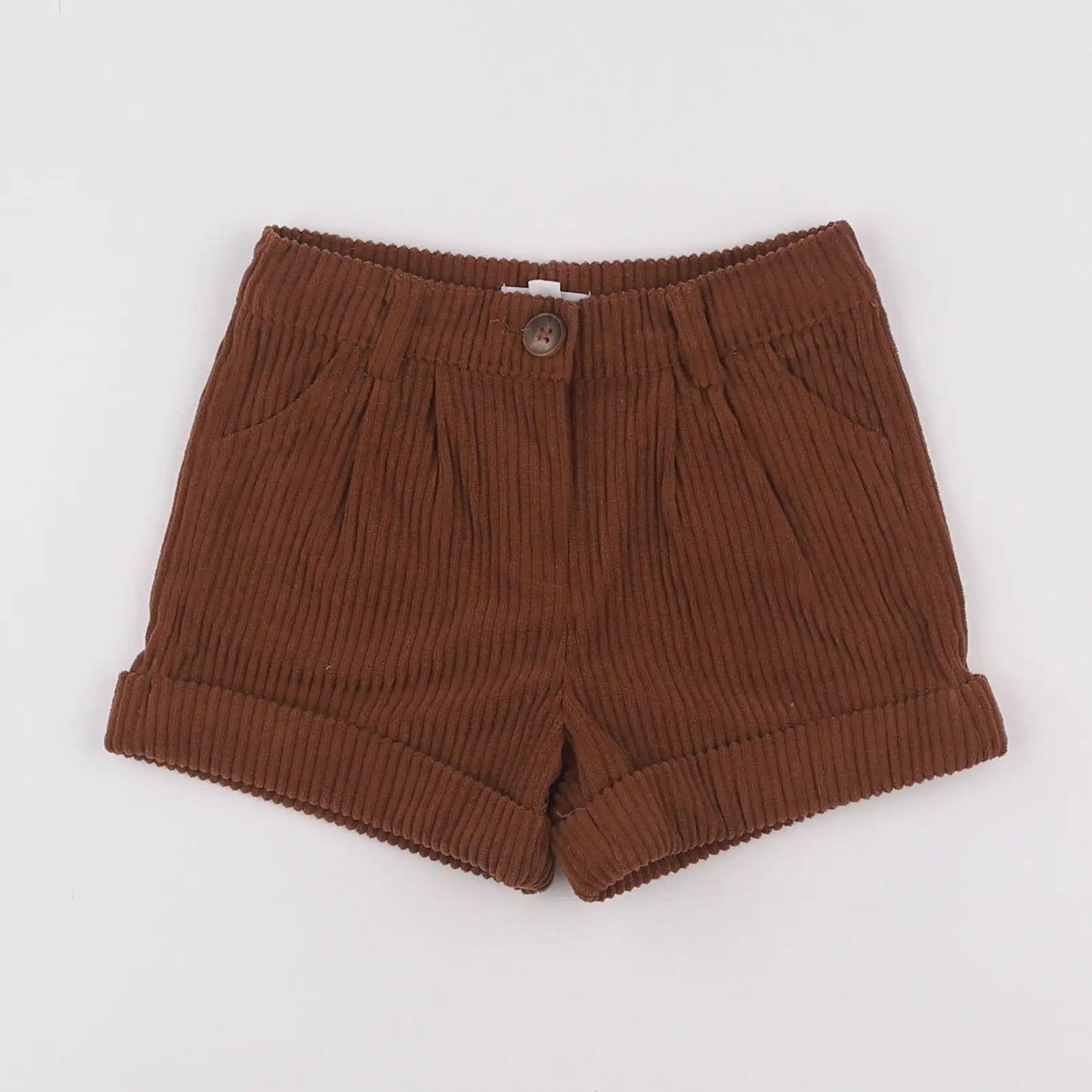 Vertbaudet - short marron - 2 ans