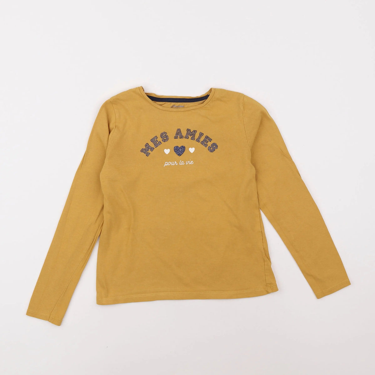 Vertbaudet - tee-shirt jaune - 8 ans