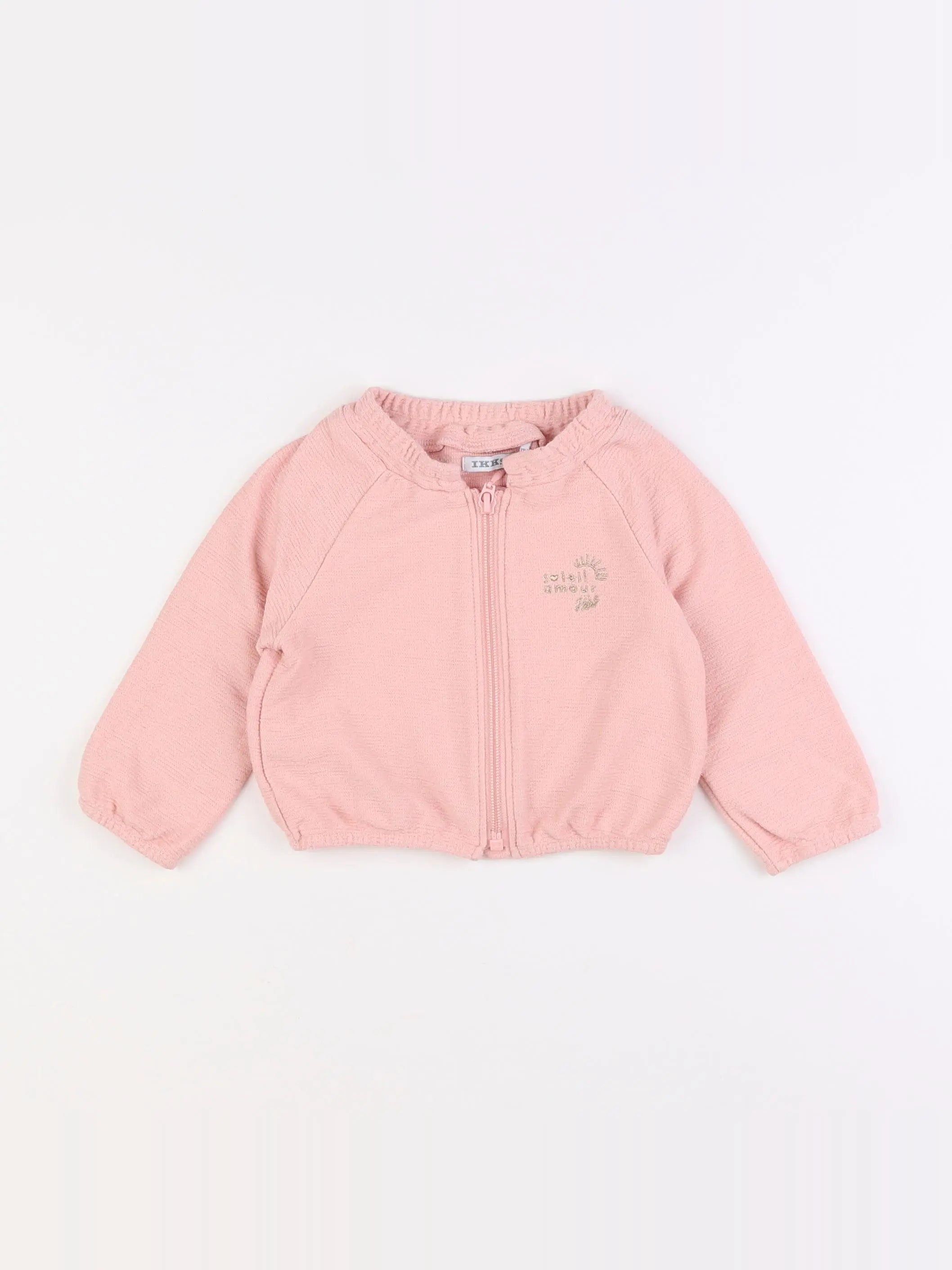 IKKS - sweat rose - 12 mois