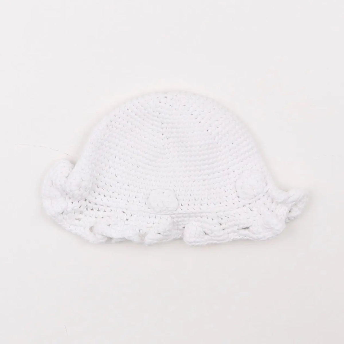 Vertbaudet - chapeau blanc - 6 mois