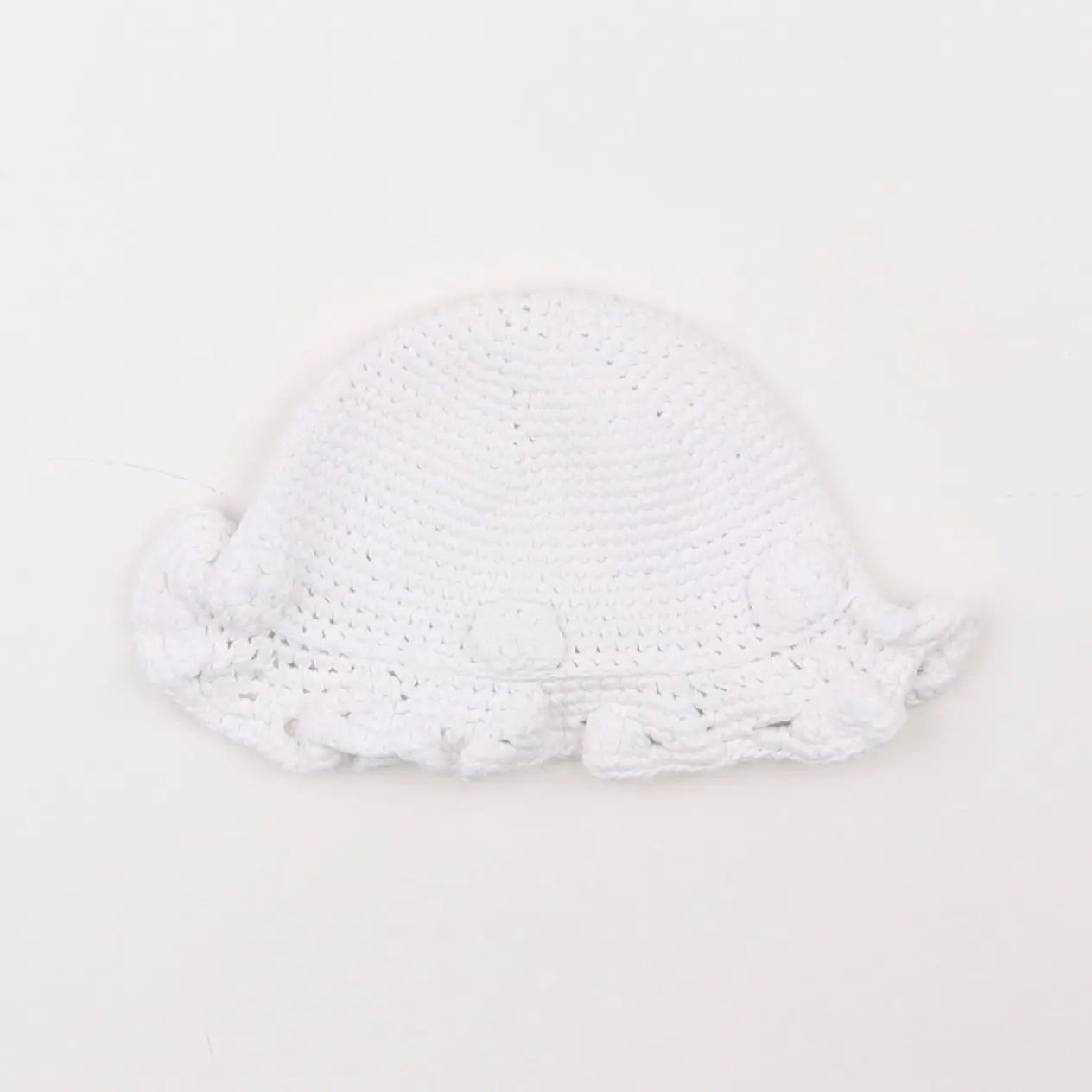 Vertbaudet - chapeau blanc - 6 mois