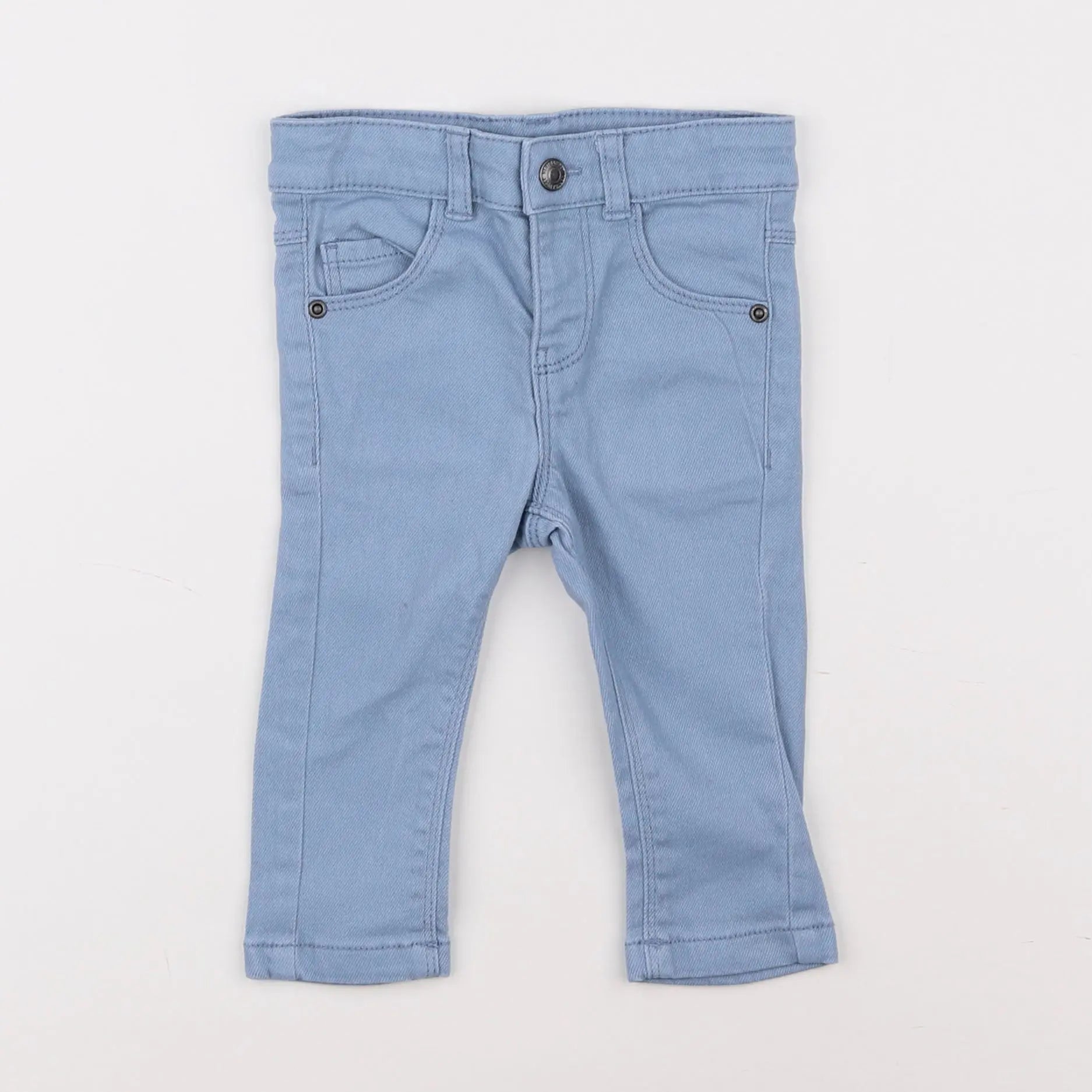 Vertbaudet - jean bleu - 9 mois