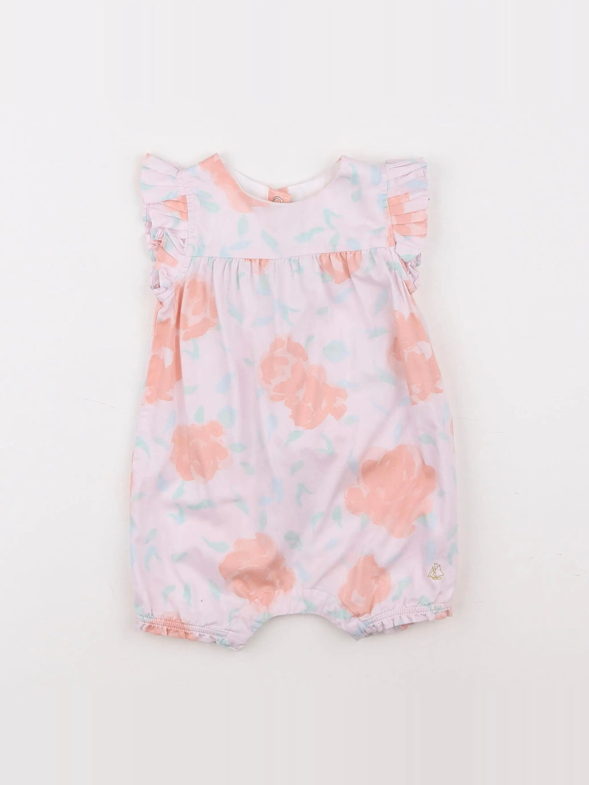 Petit Bateau - combinaison rose - 12 mois