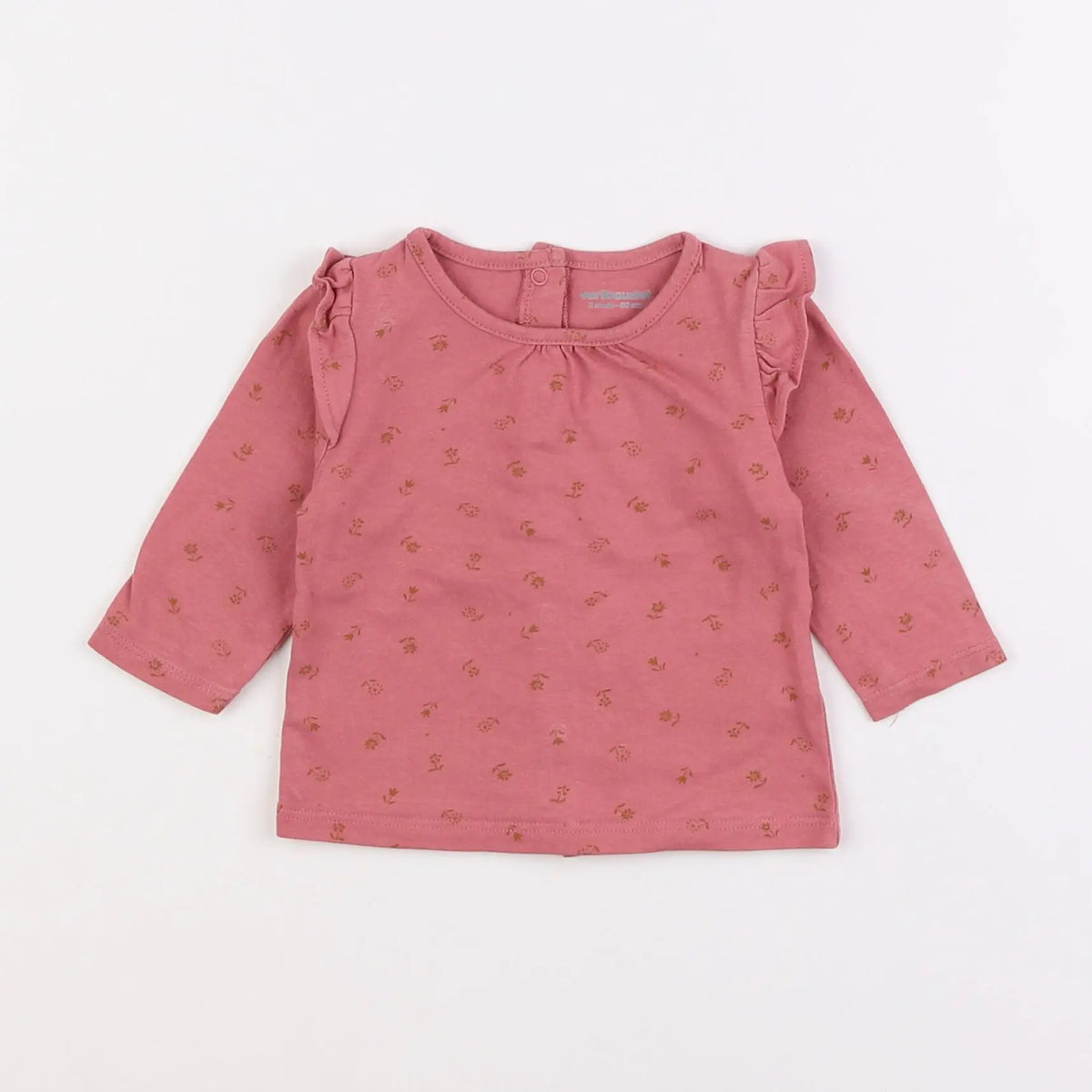 Vertbaudet - tee-shirt rose - 3 mois