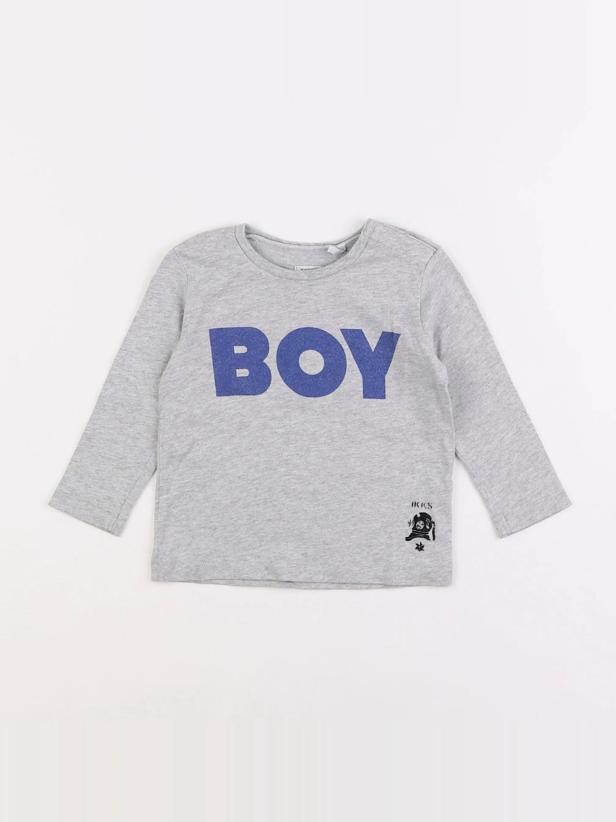 IKKS - tee-shirt gris - 12 mois