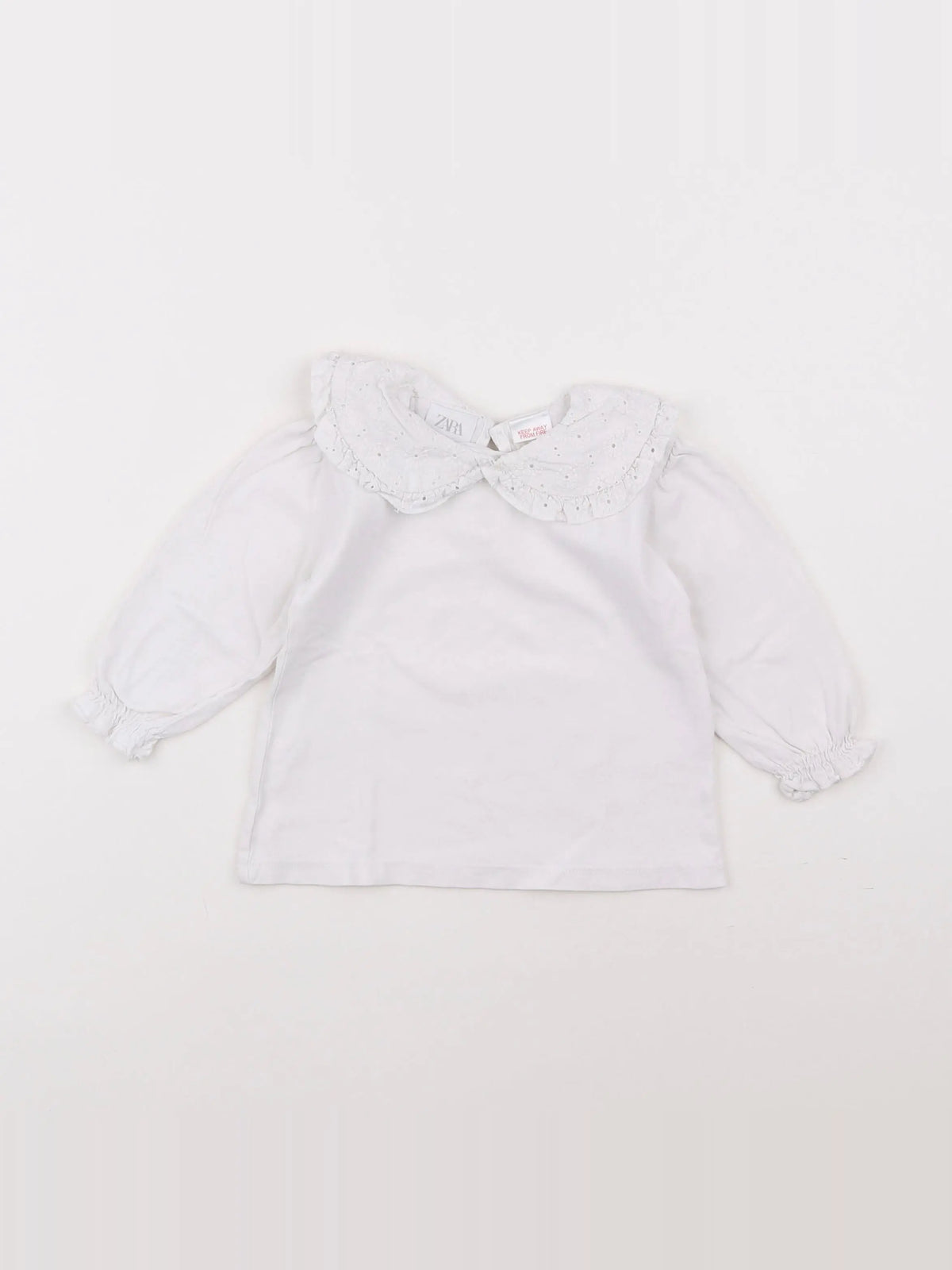 Zara - tee-shirt blanc - 9/12 mois
