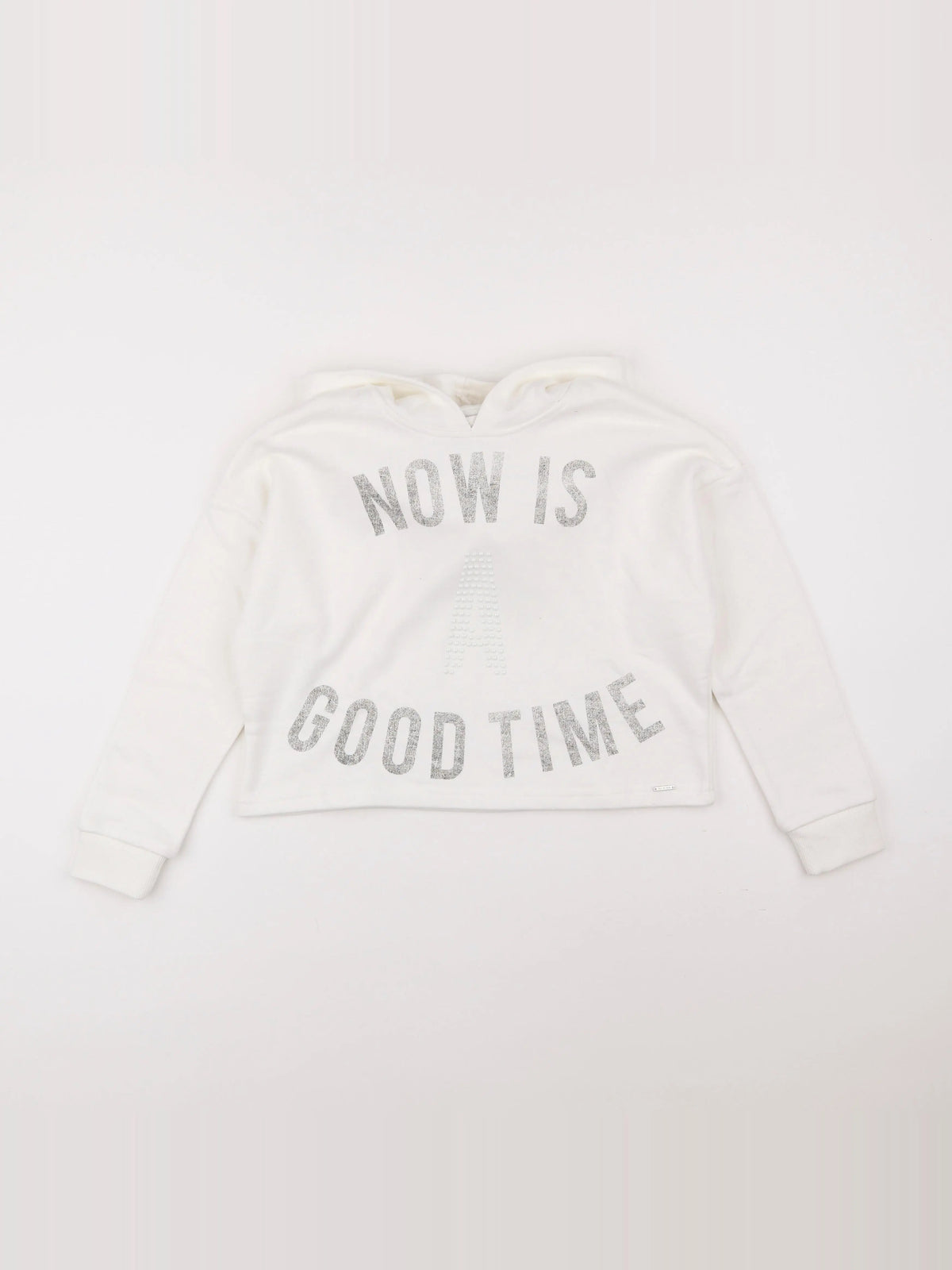 IKKS - sweat blanc - 10 ans