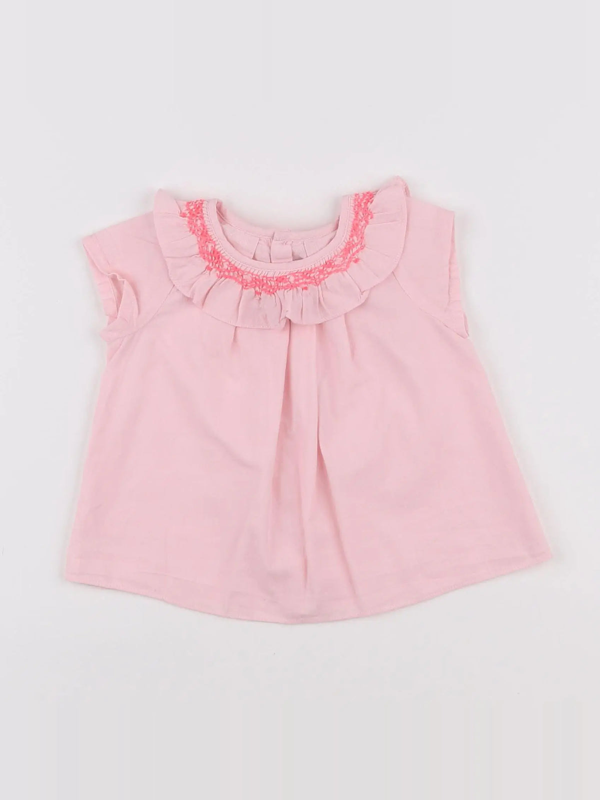 Jacadi - blouse rose - 12 mois