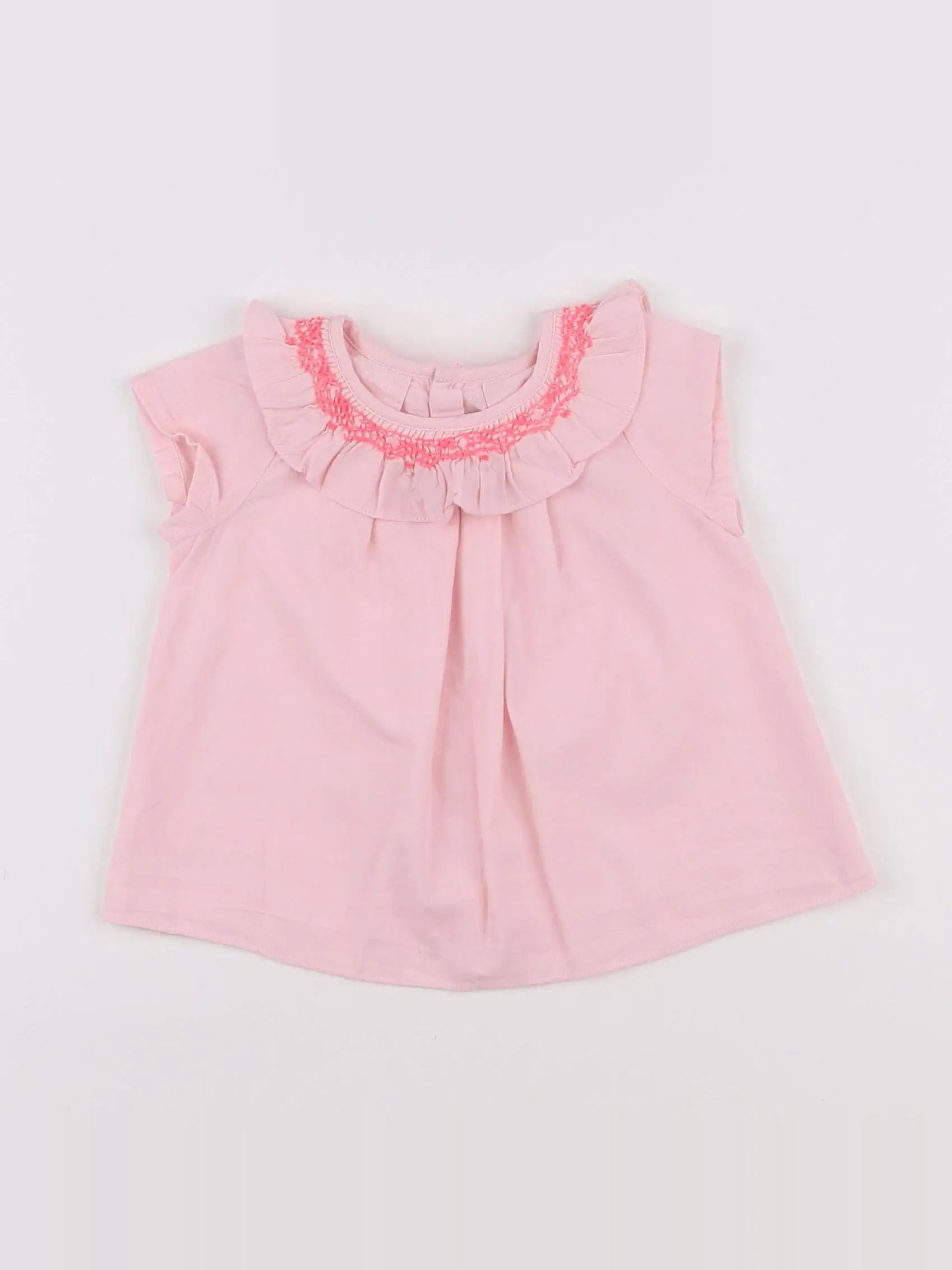 Jacadi - blouse rose - 12 mois